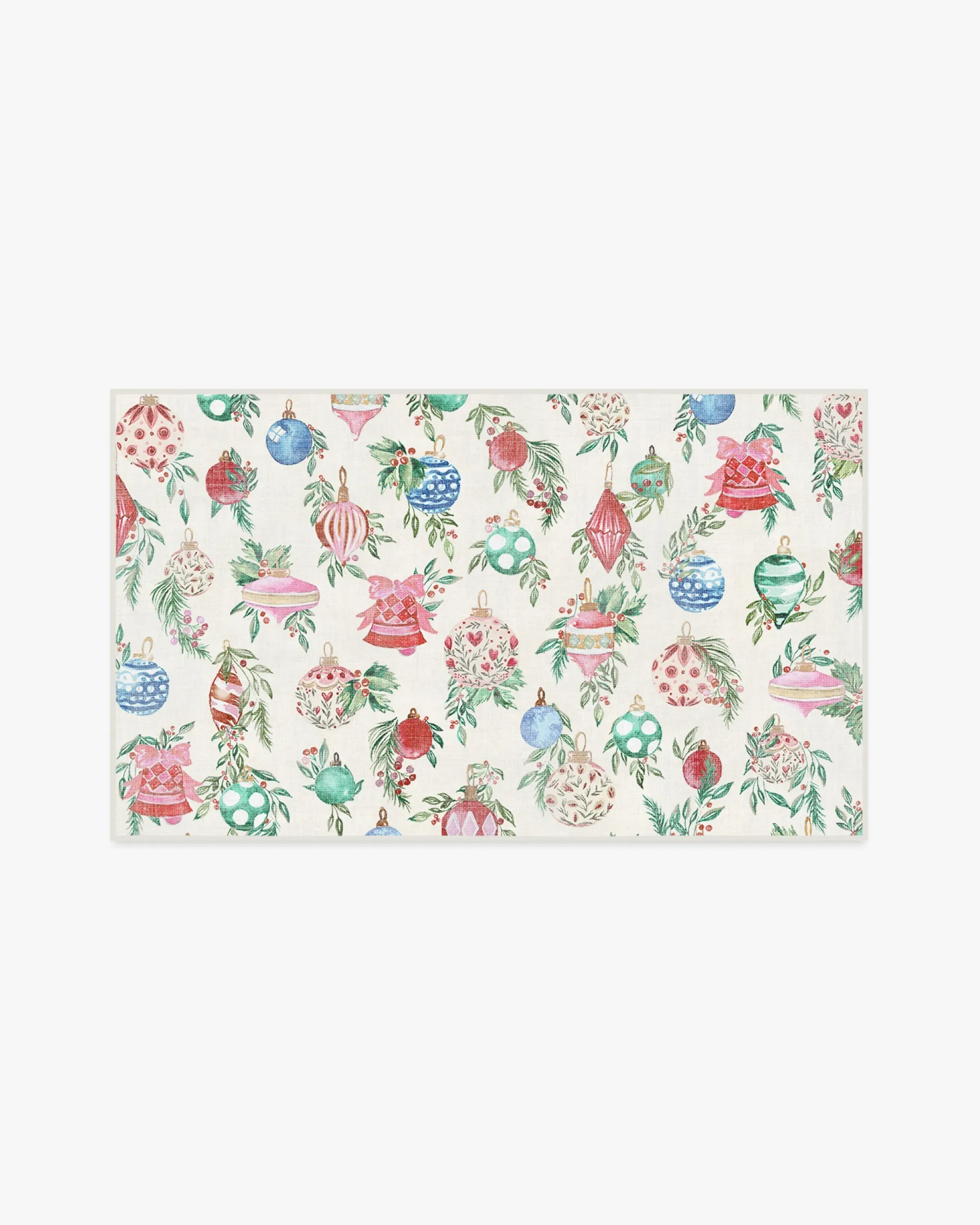 Machine Washable Area Rug - Cream, Multicolour