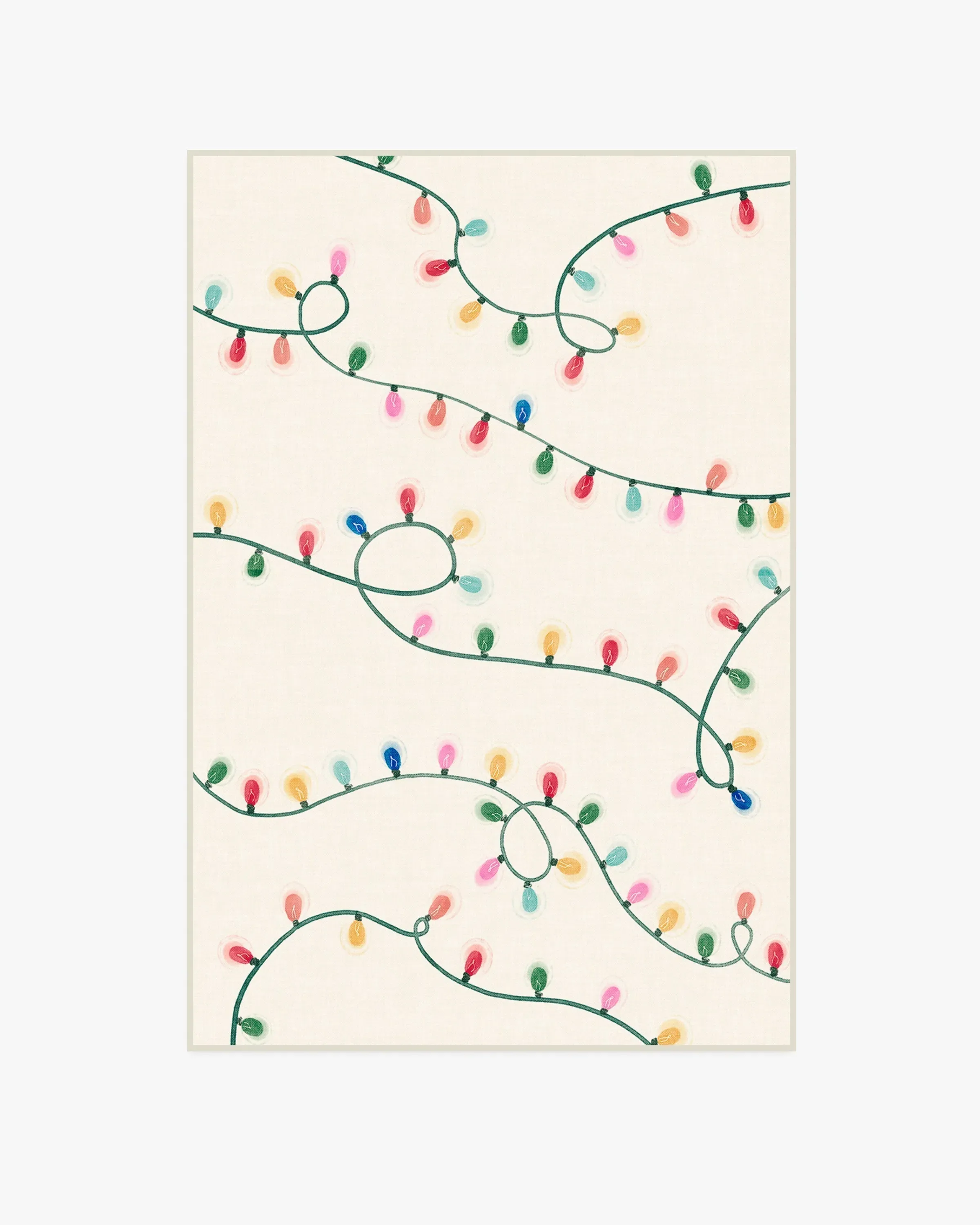 Machine Washable Area Rug - Cream