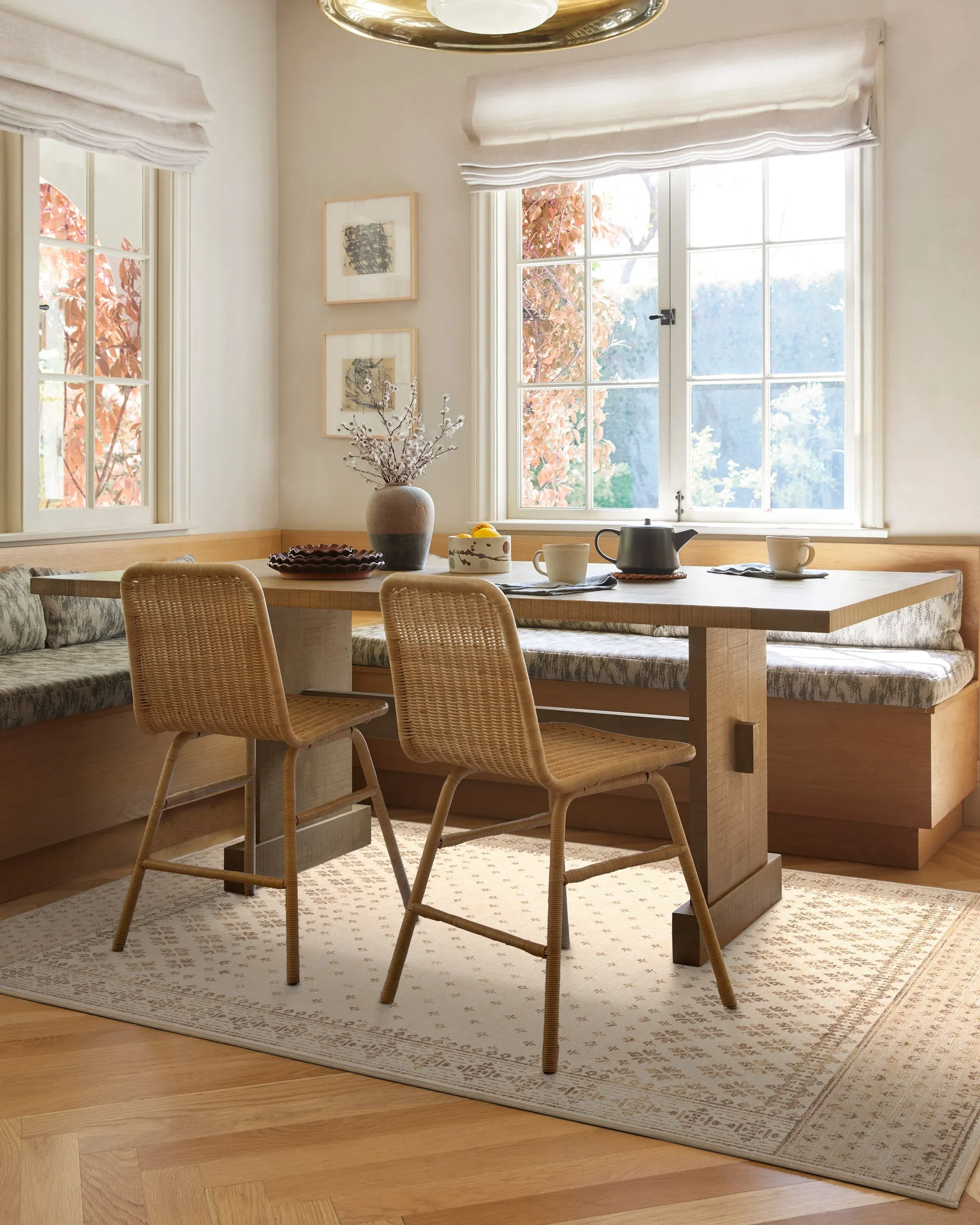 Machine Washable Area Rug - Cream