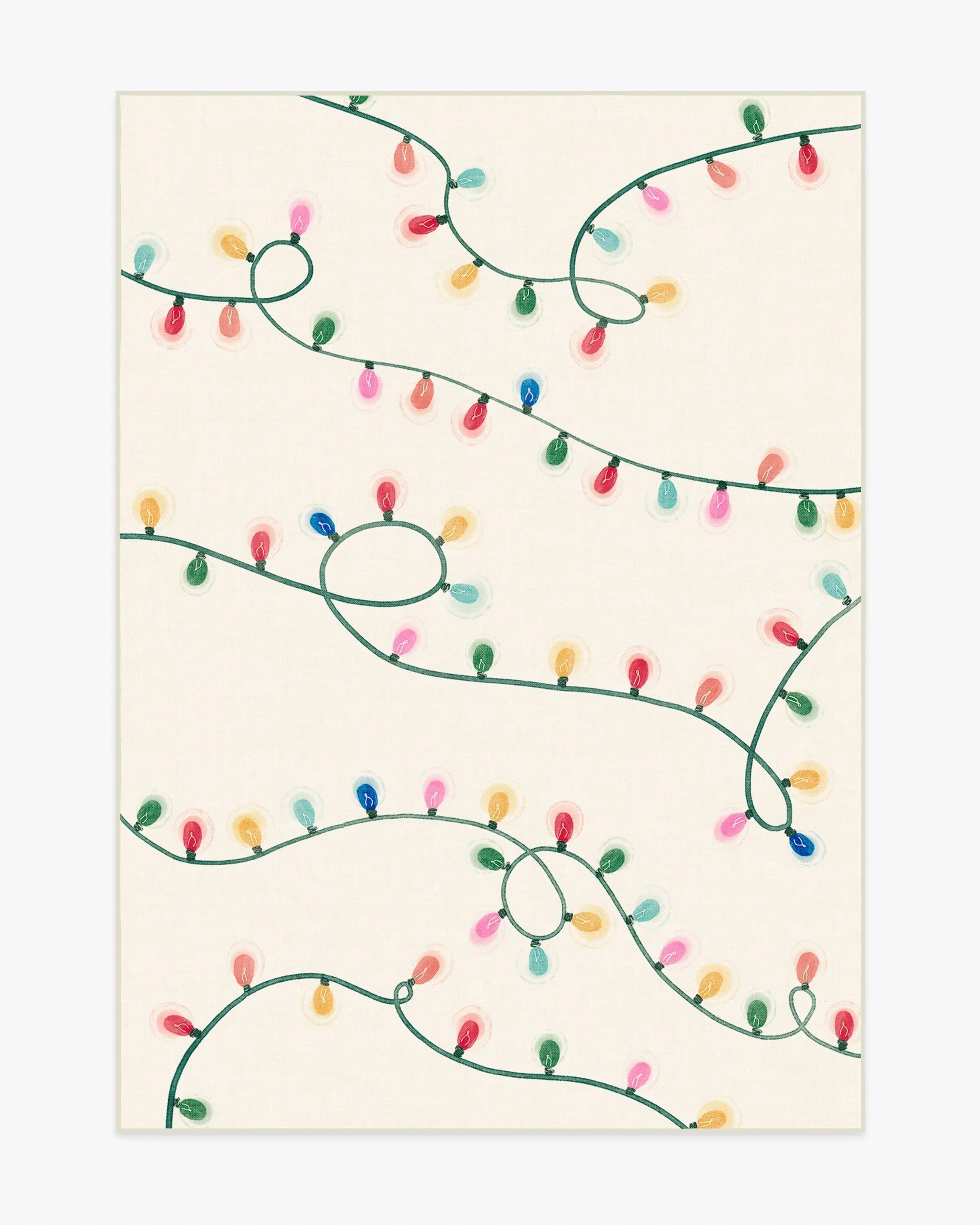 Machine Washable Area Rug - Cream