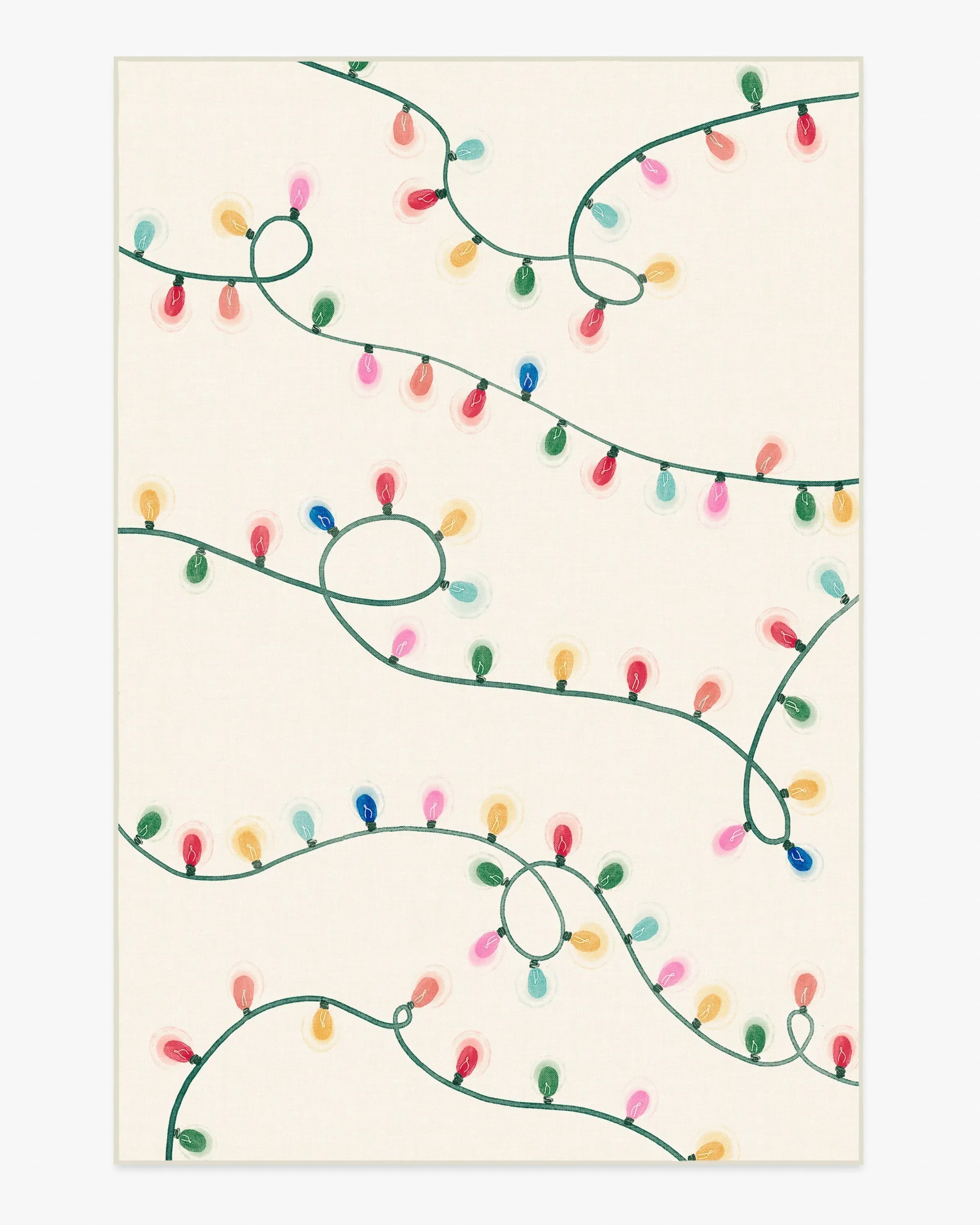 Machine Washable Area Rug - Cream