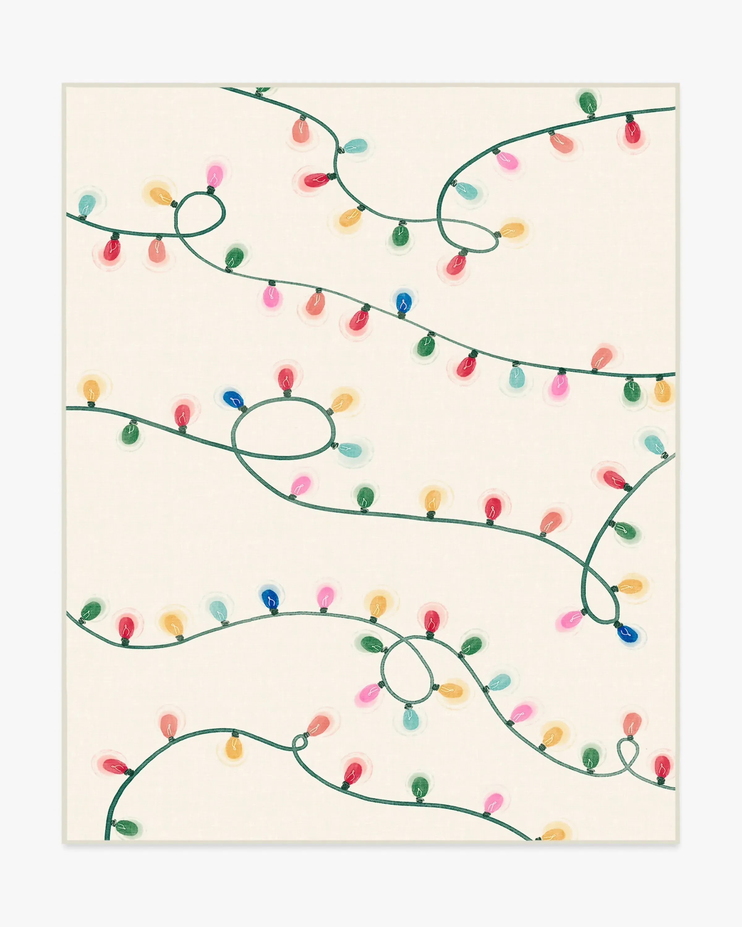 Machine Washable Area Rug - Cream
