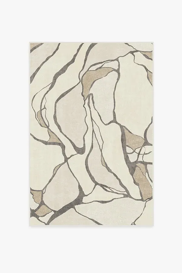 Machine Washable Area Rug - Creme, Chenille