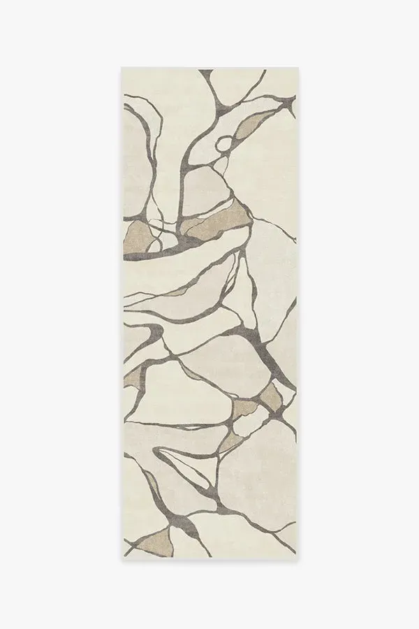 Machine Washable Area Rug - Creme, Chenille