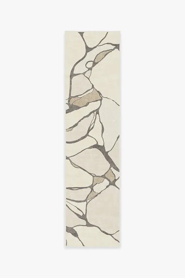 Machine Washable Area Rug - Creme, Chenille