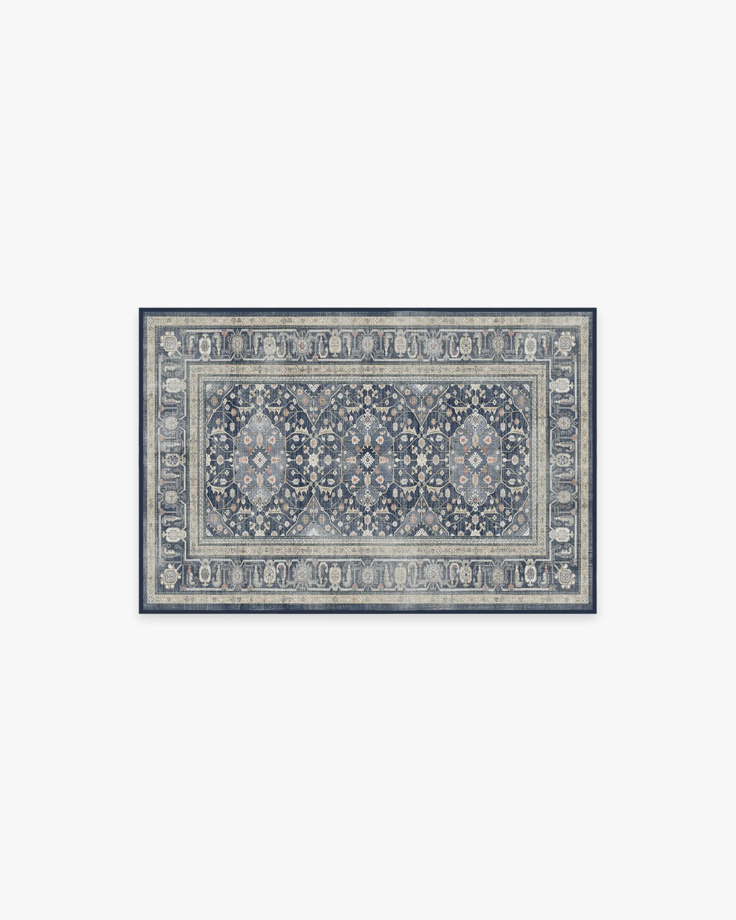 Machine Washable Area Rug - Dusk Blue image