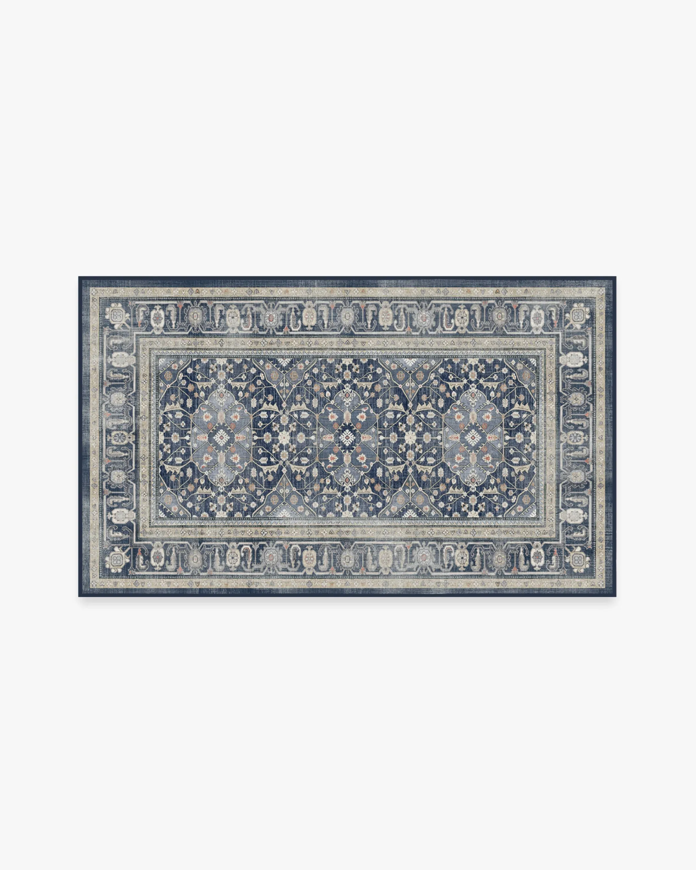 Machine Washable Area Rug - Dusk Blue