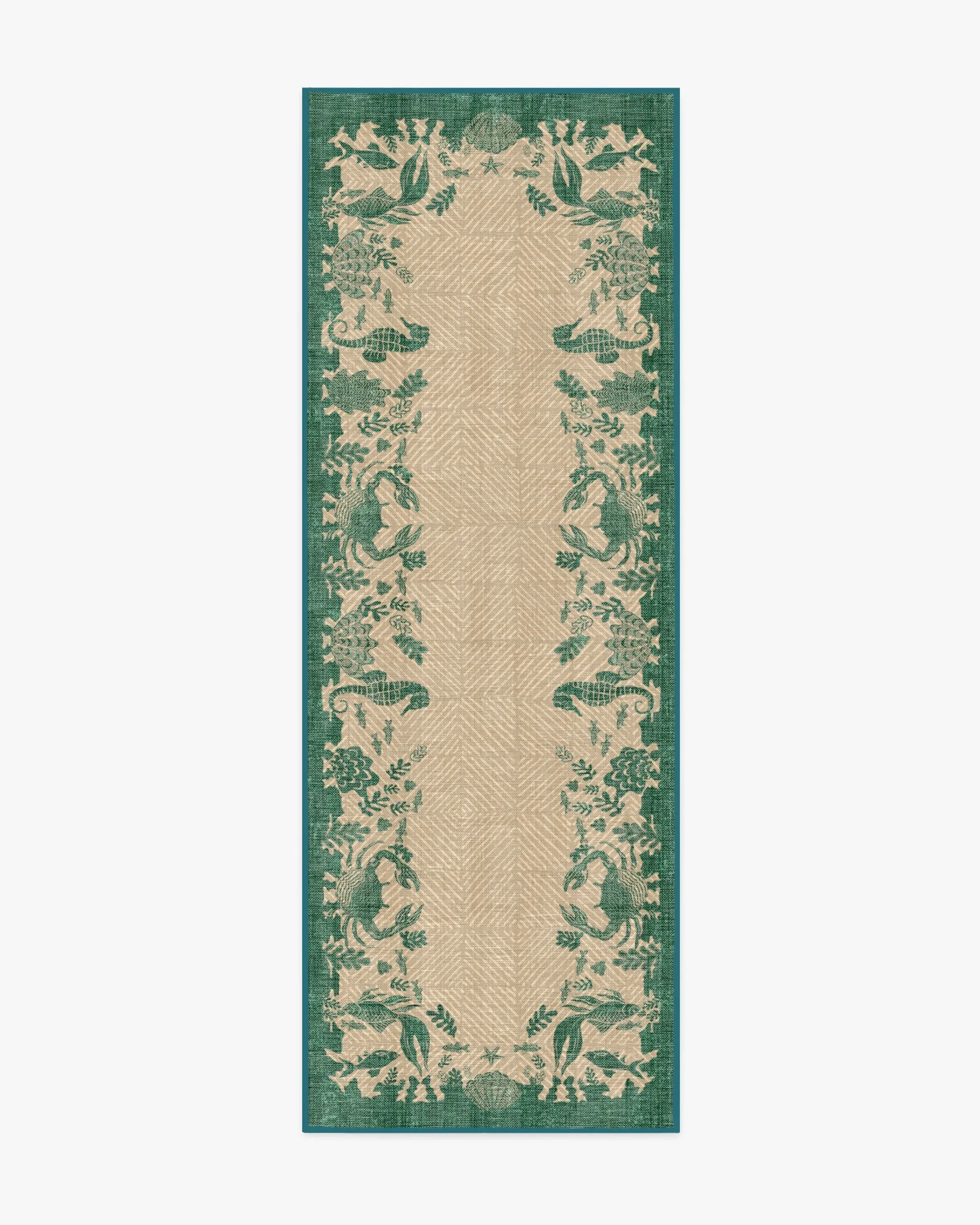 Machine Washable Area Rug - Emerald, Outdoor