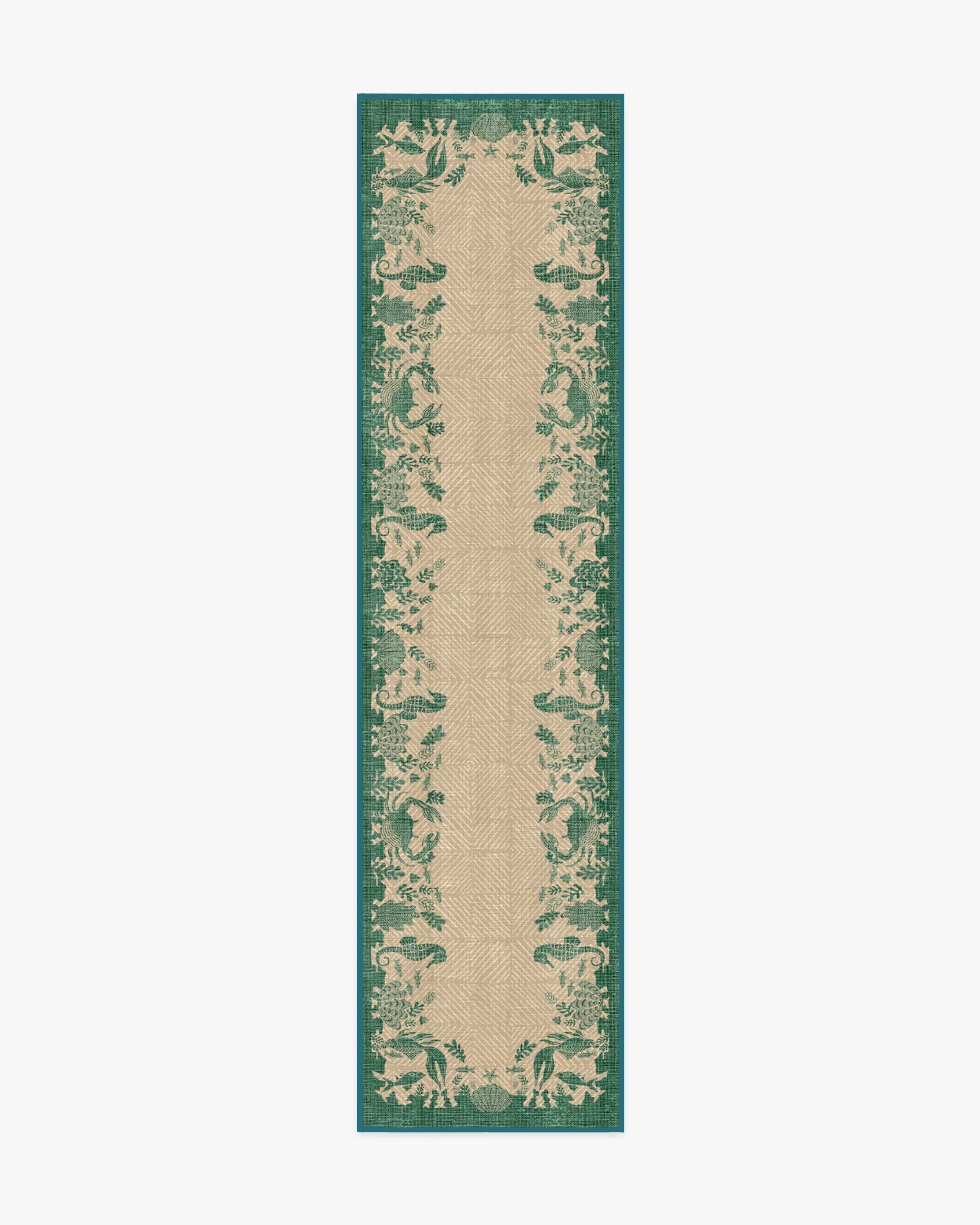 Machine Washable Area Rug - Emerald, Outdoor