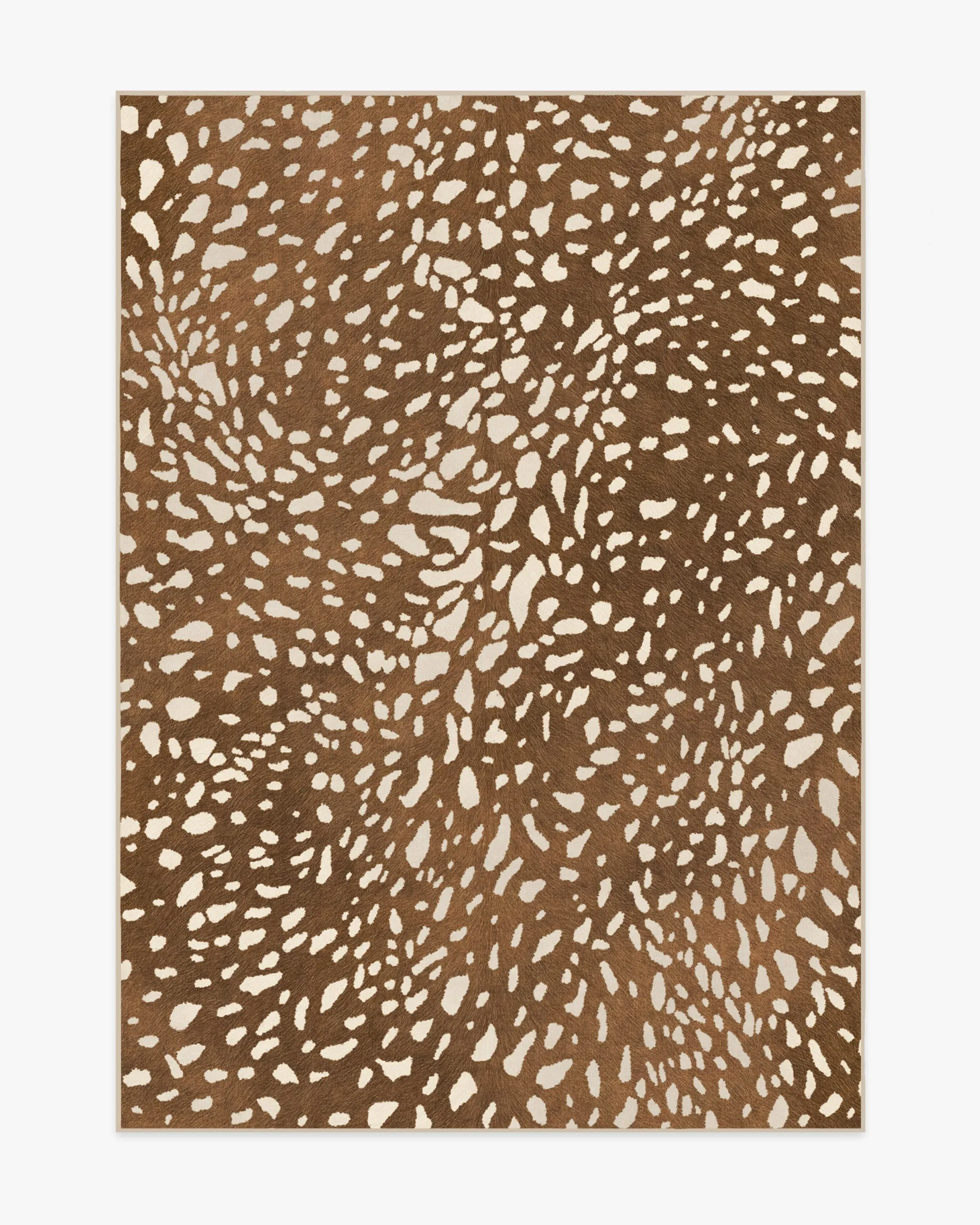 Machine Washable Area Rug - Fawn Brown