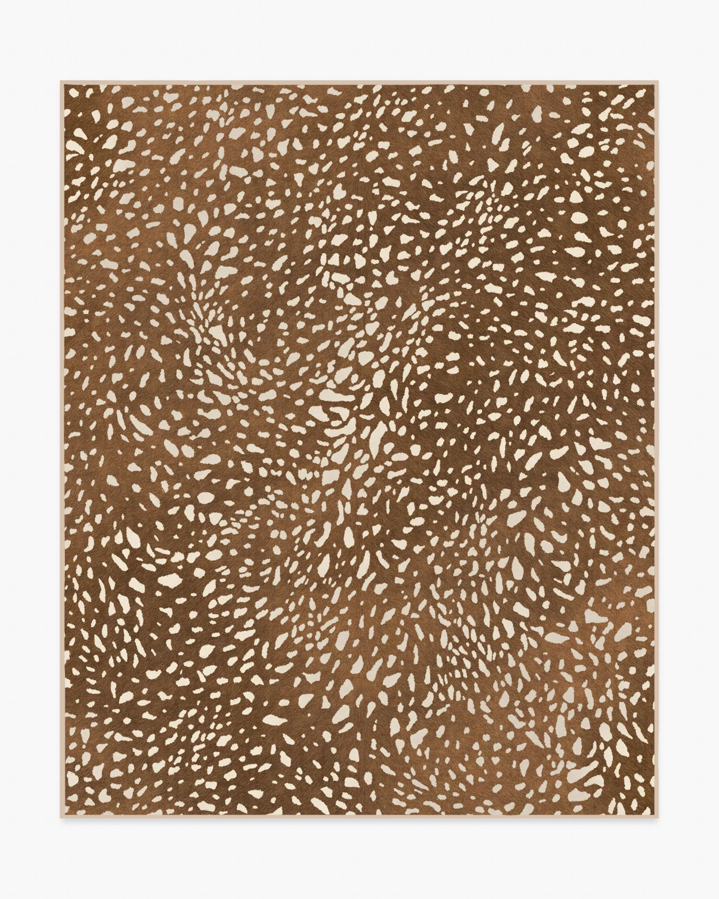 Machine Washable Area Rug - Fawn Brown