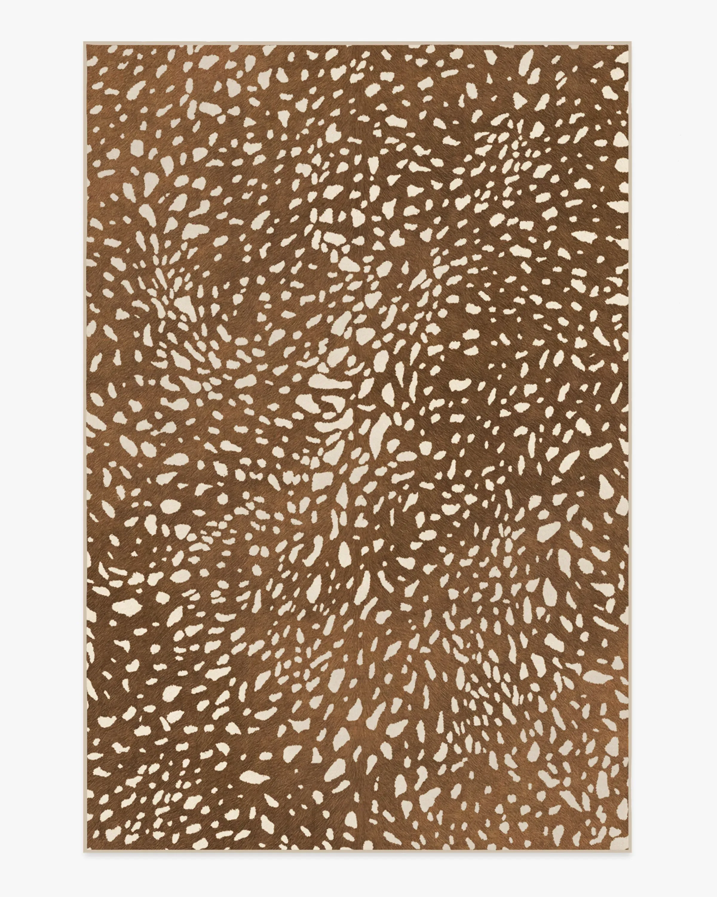 Machine Washable Area Rug - Fawn Brown