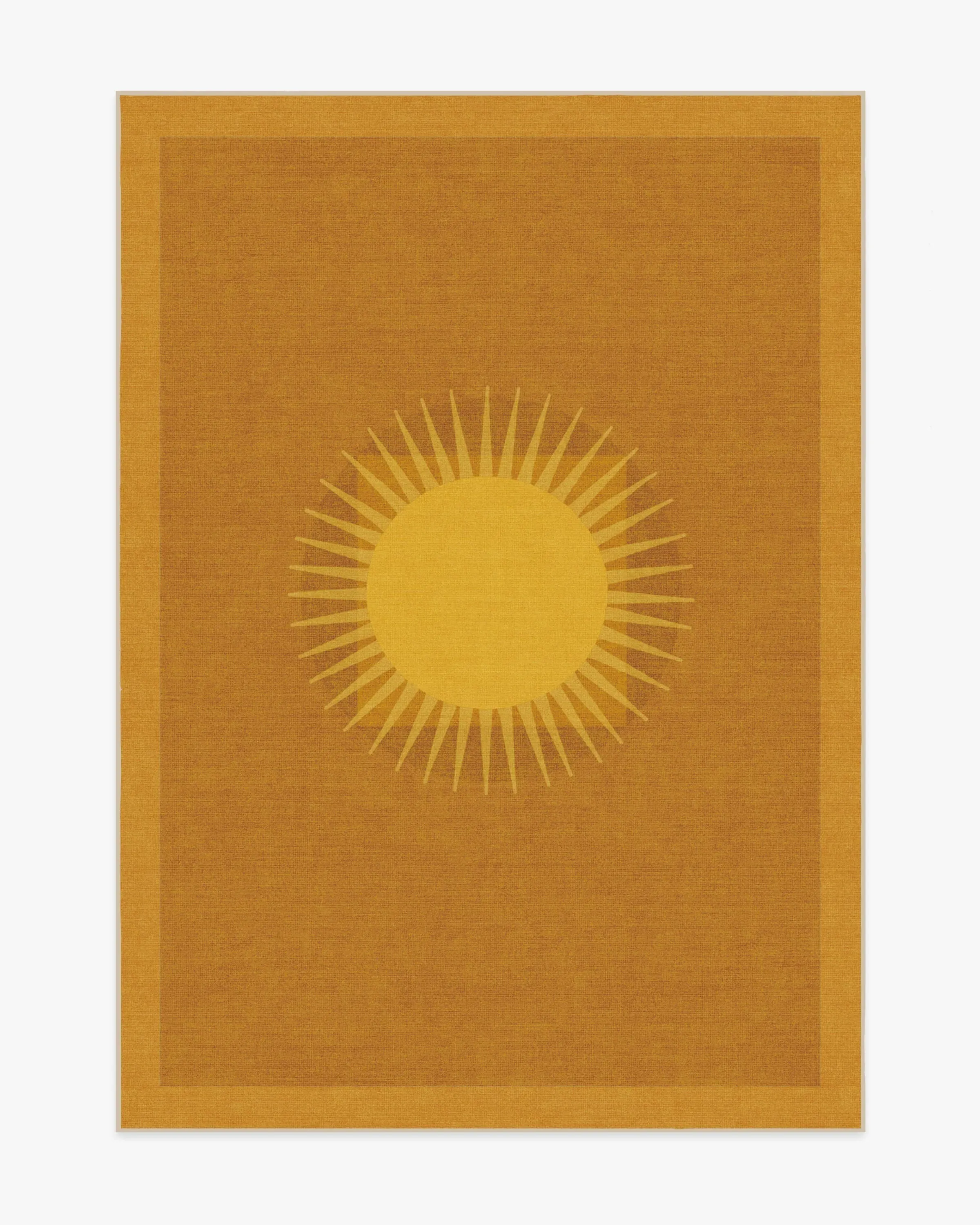 Machine Washable Area Rug - Gold
