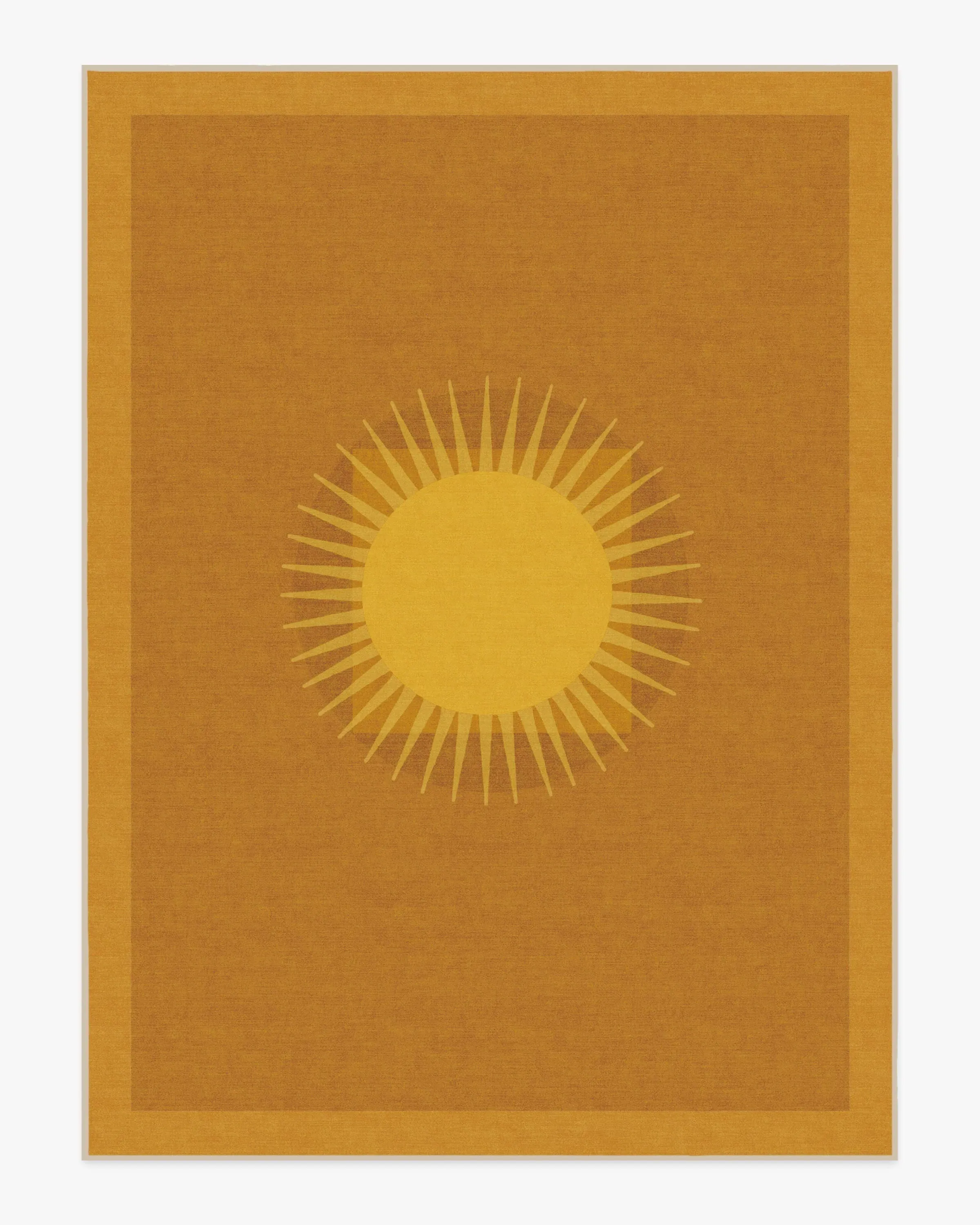 Machine Washable Area Rug - Gold