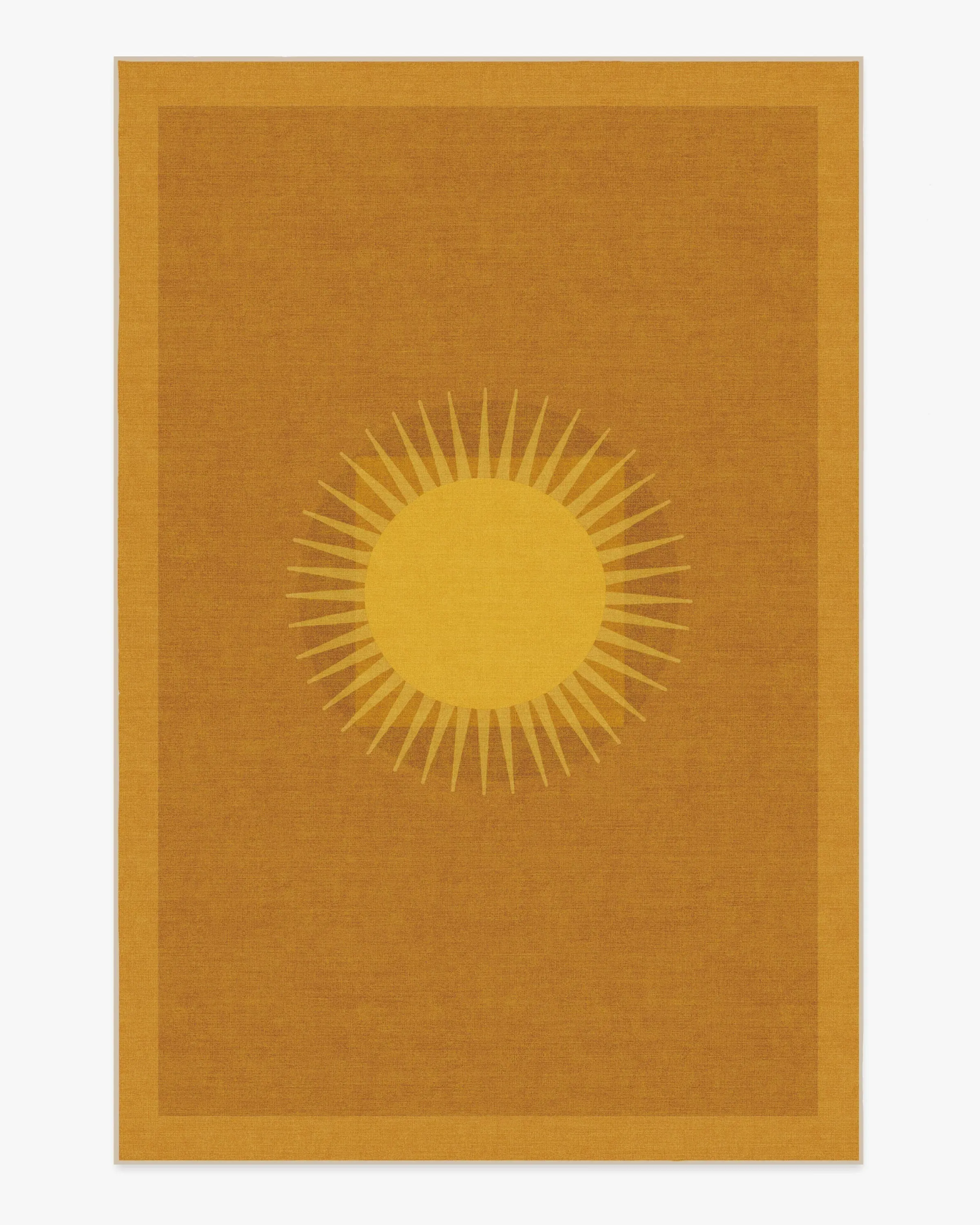 Machine Washable Area Rug - Gold