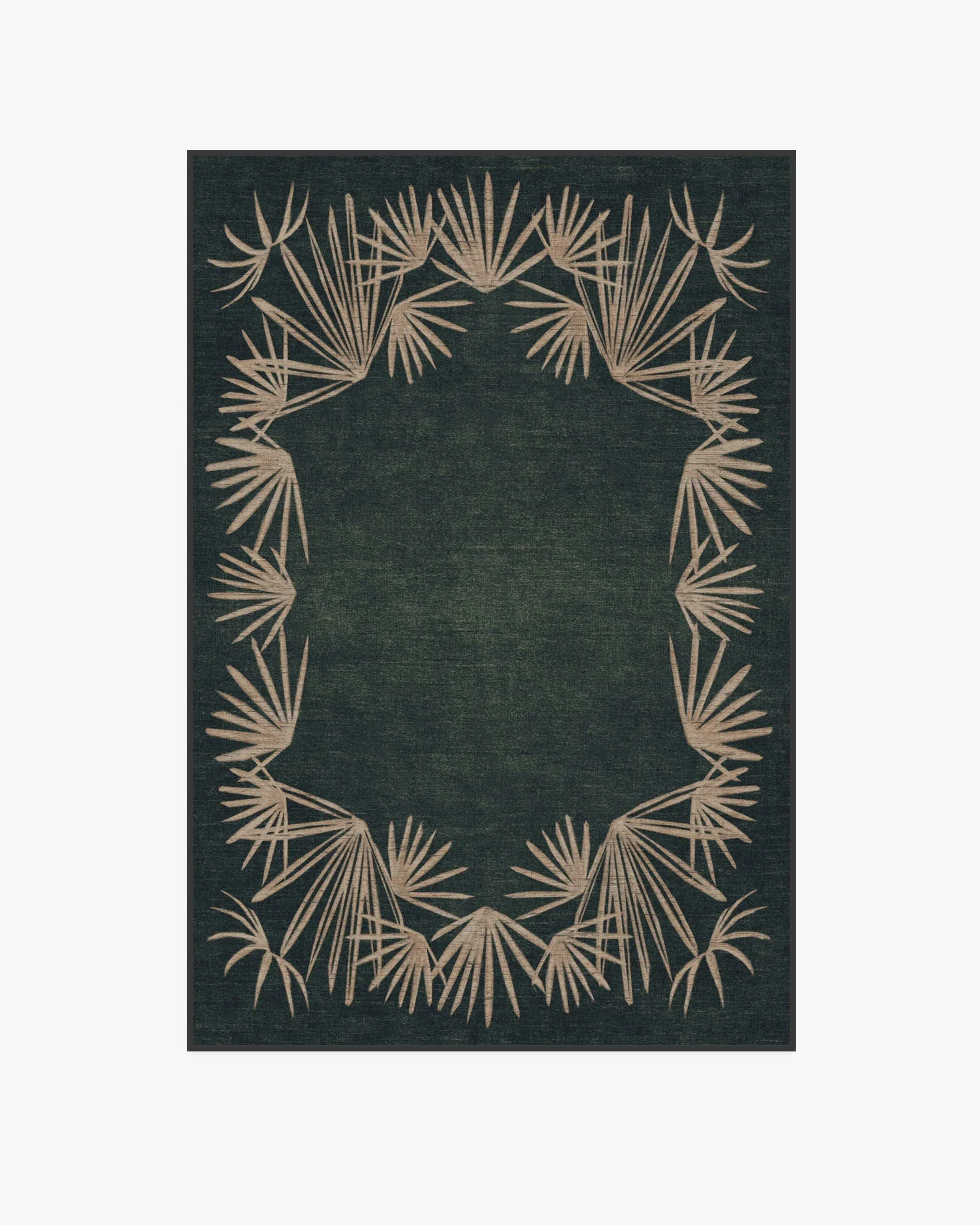 Machine Washable Area Rug - Green