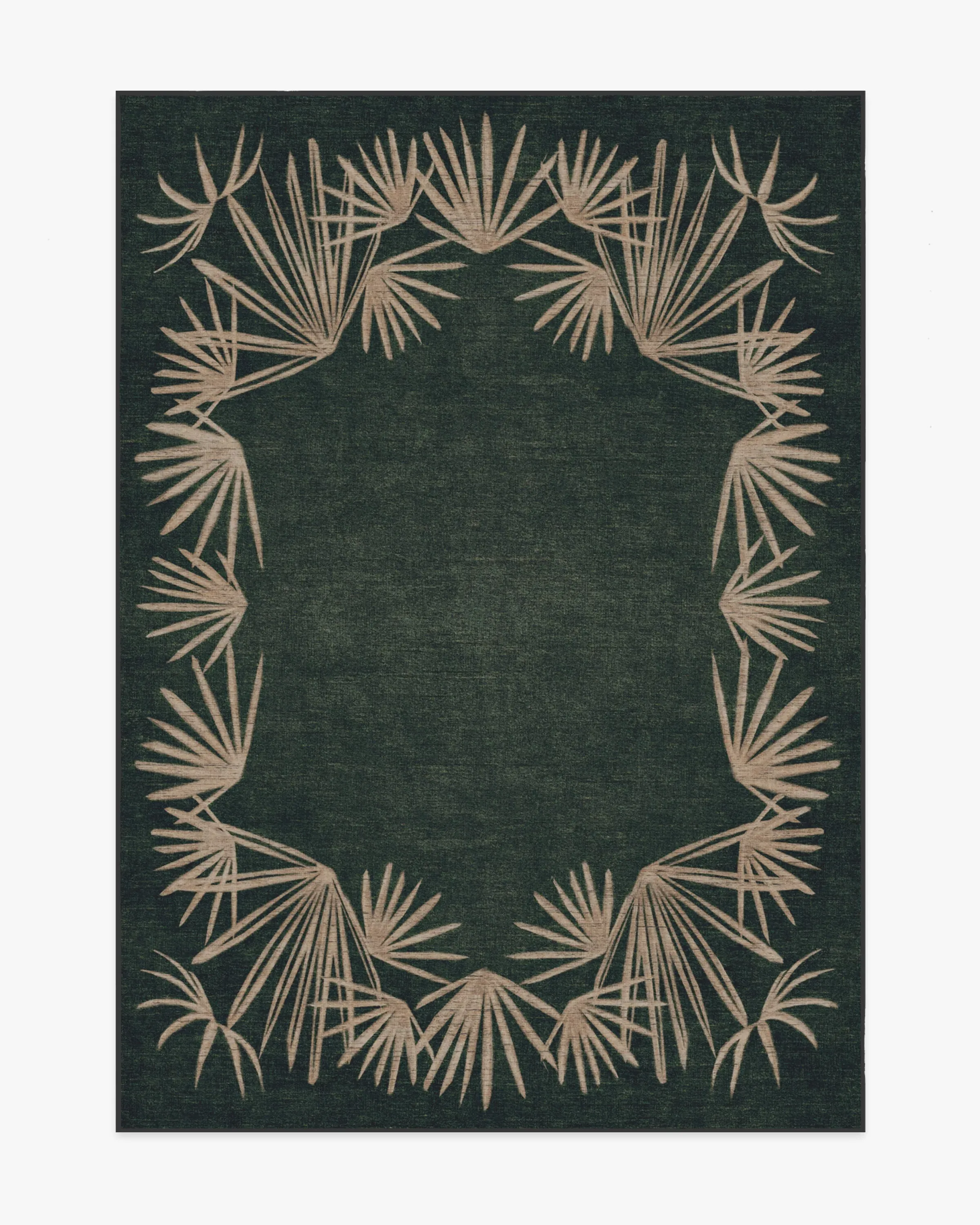 Machine Washable Area Rug - Green