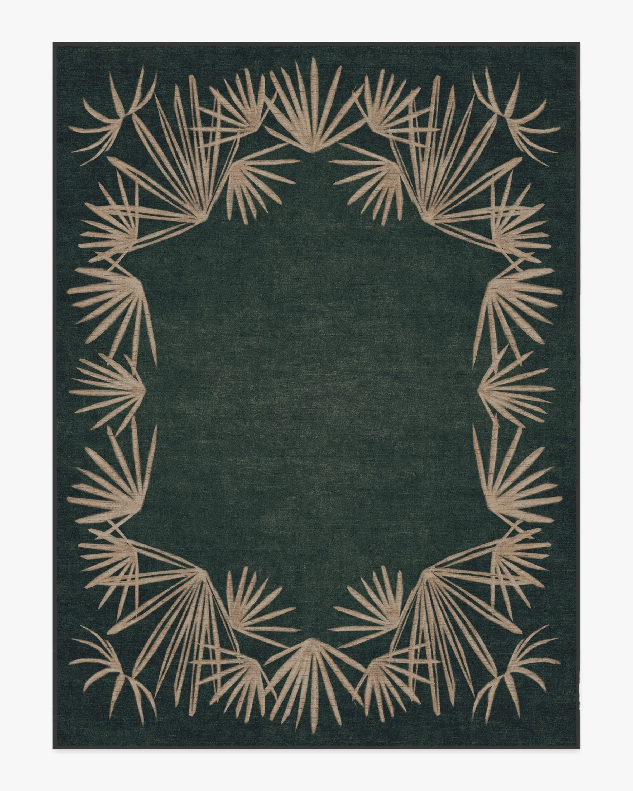 Machine Washable Area Rug - Green