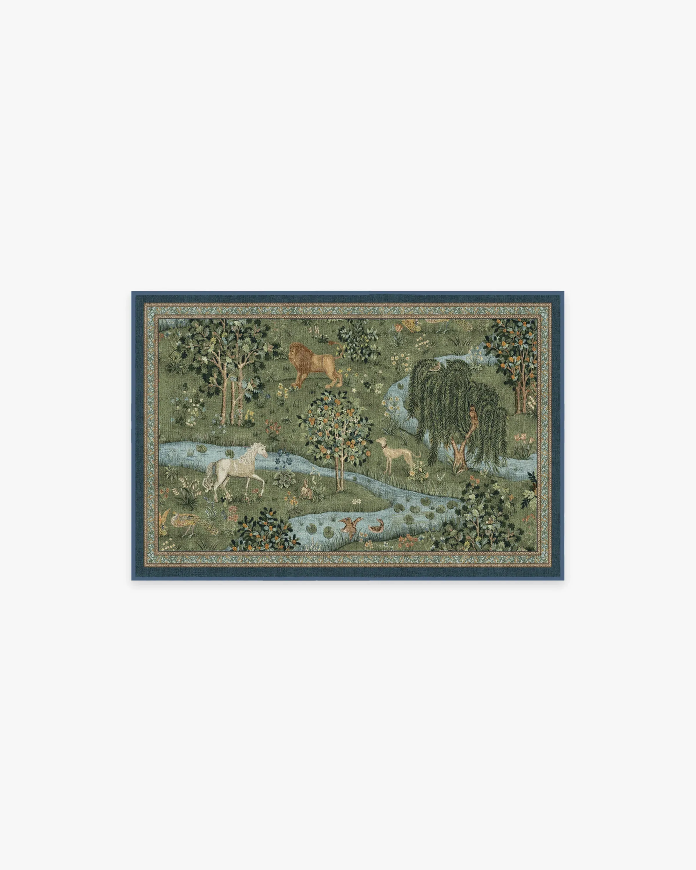 Machine Washable Area Rug - Green image