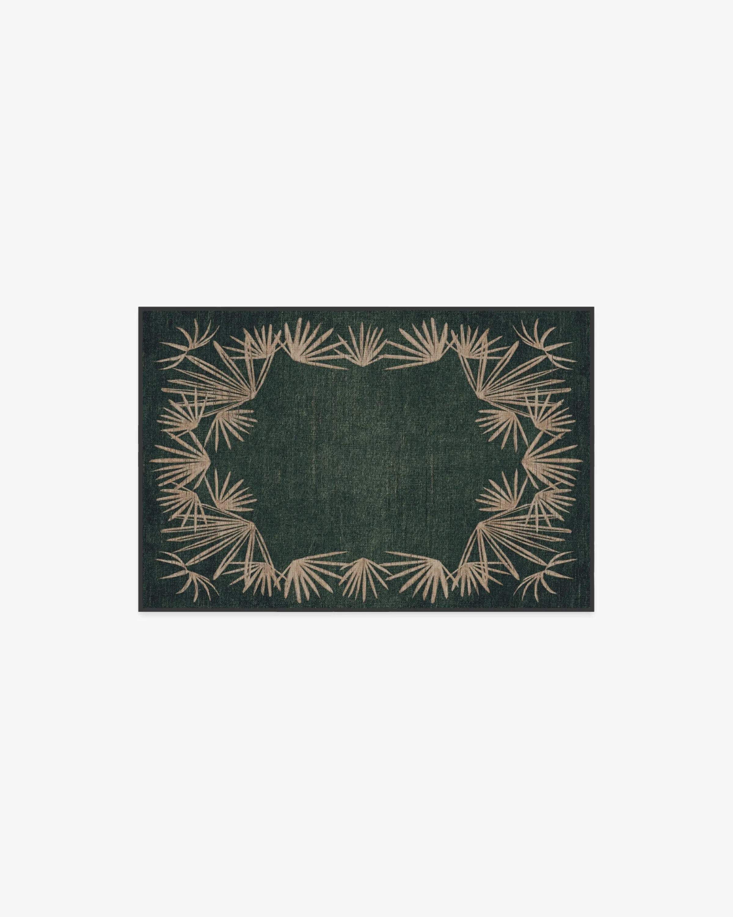 Machine Washable Area Rug - Green image