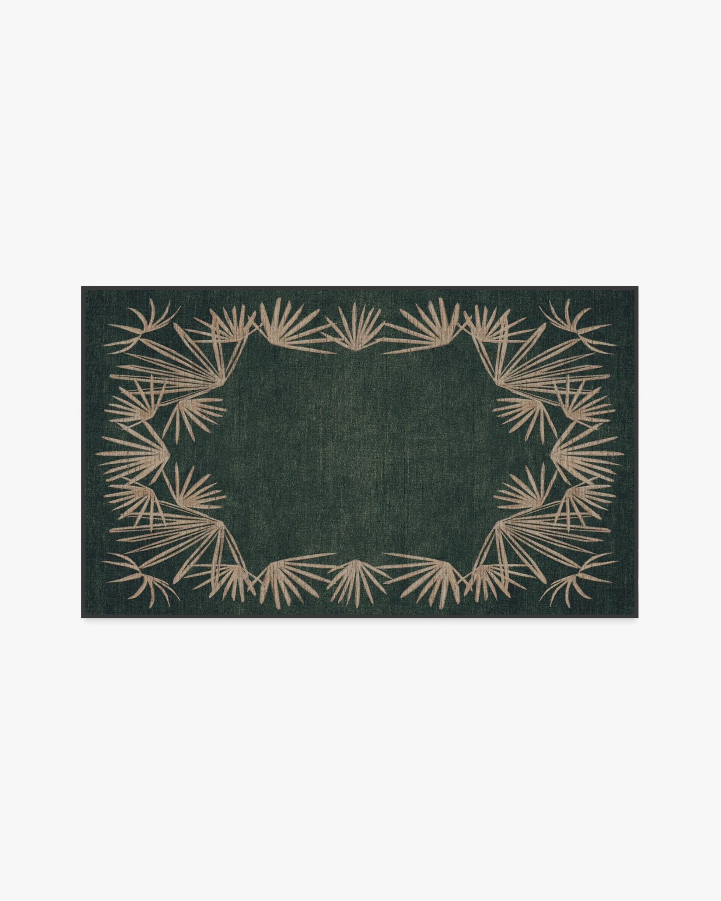 Machine Washable Area Rug - Green