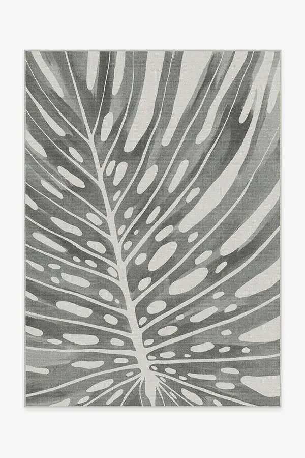 Machine Washable Area Rug - Grey