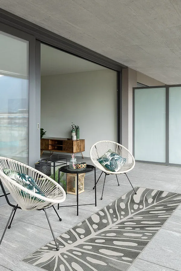 Machine Washable Area Rug - Grey