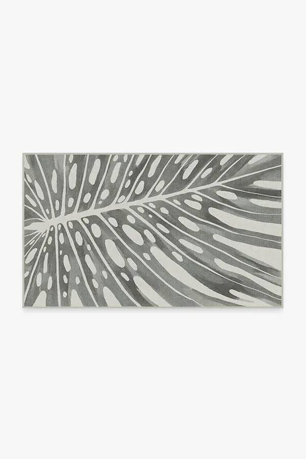 Machine Washable Area Rug - Grey image