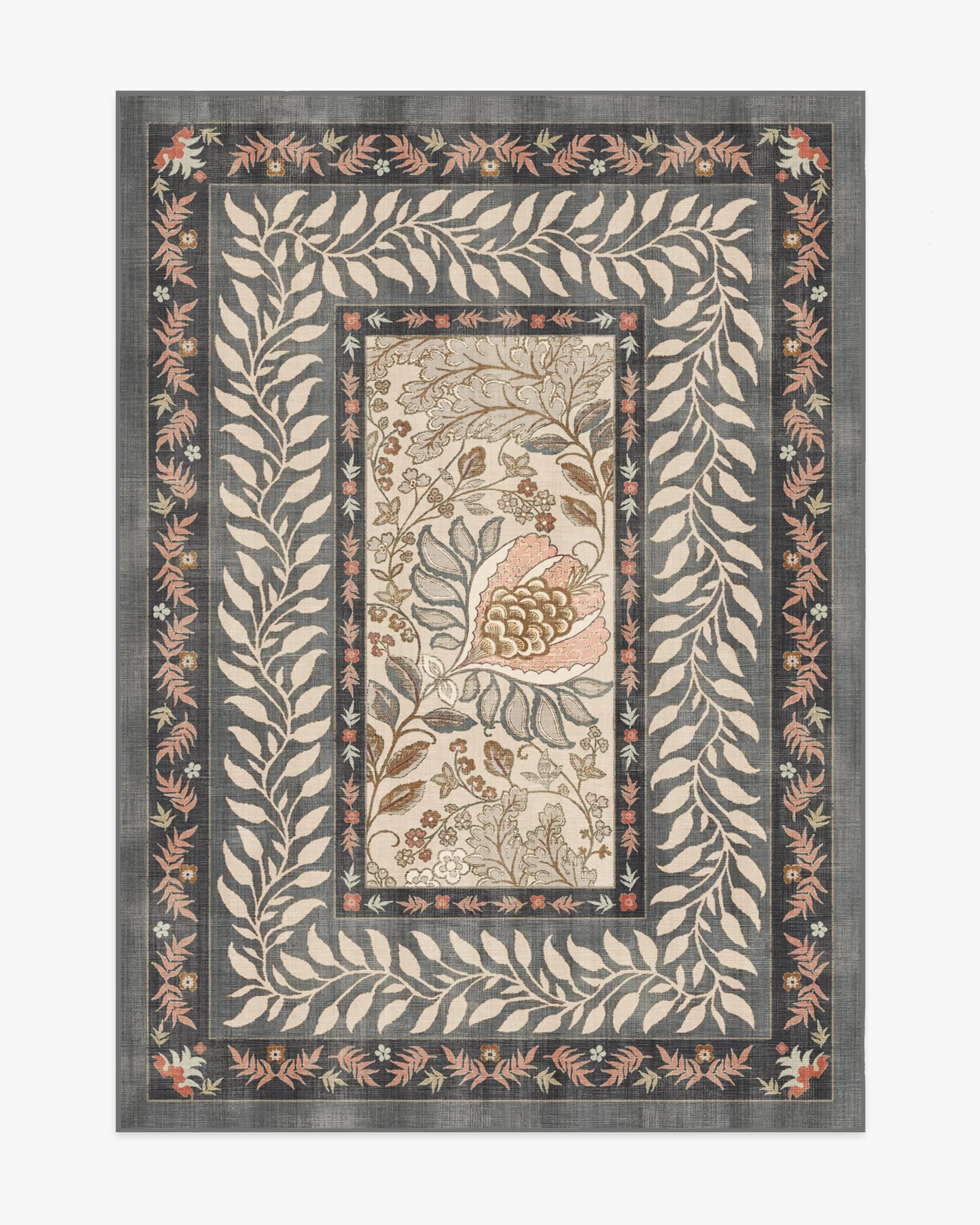 Machine Washable Area Rug - Grey
