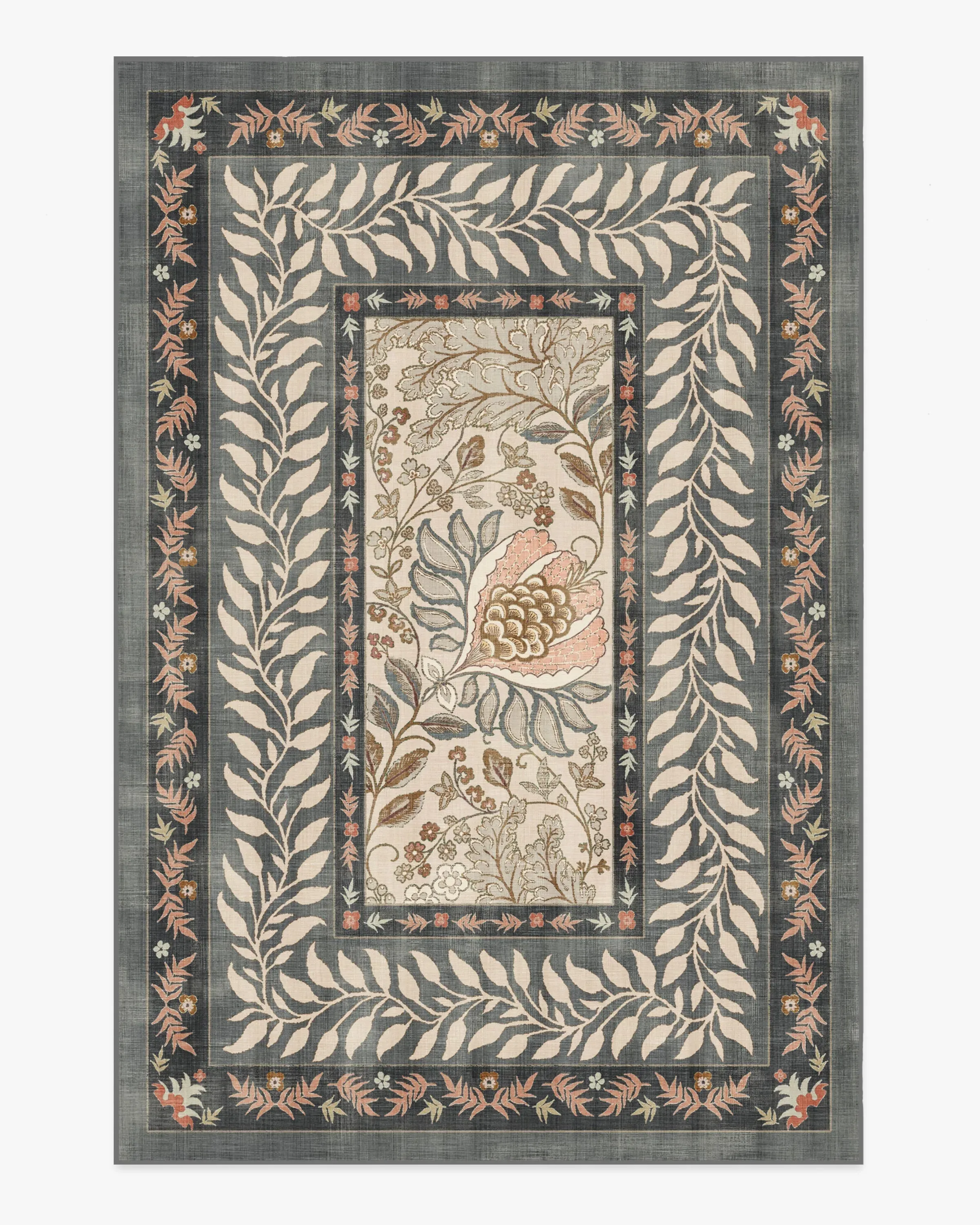 Machine Washable Area Rug - Grey