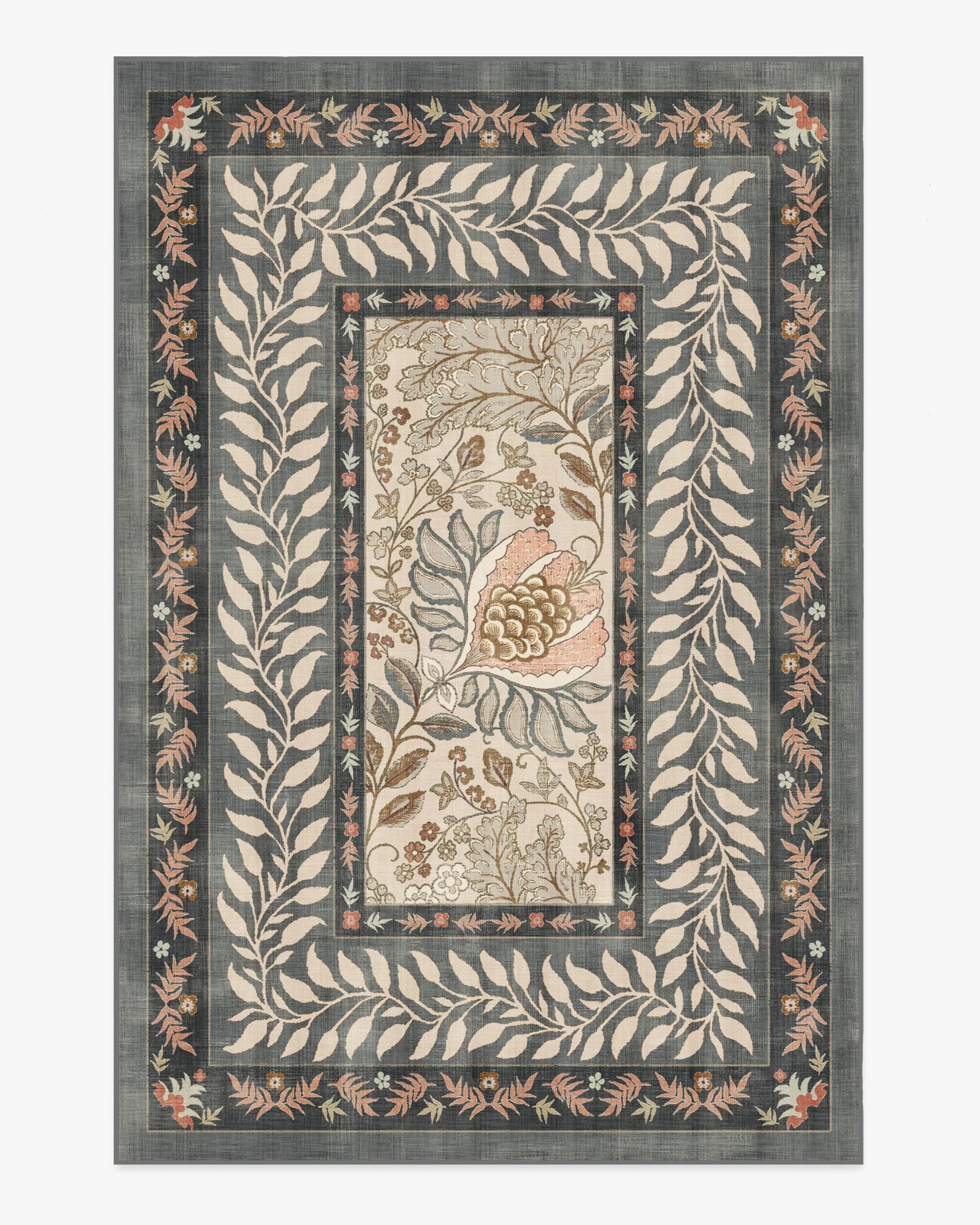 Machine Washable Area Rug - Grey