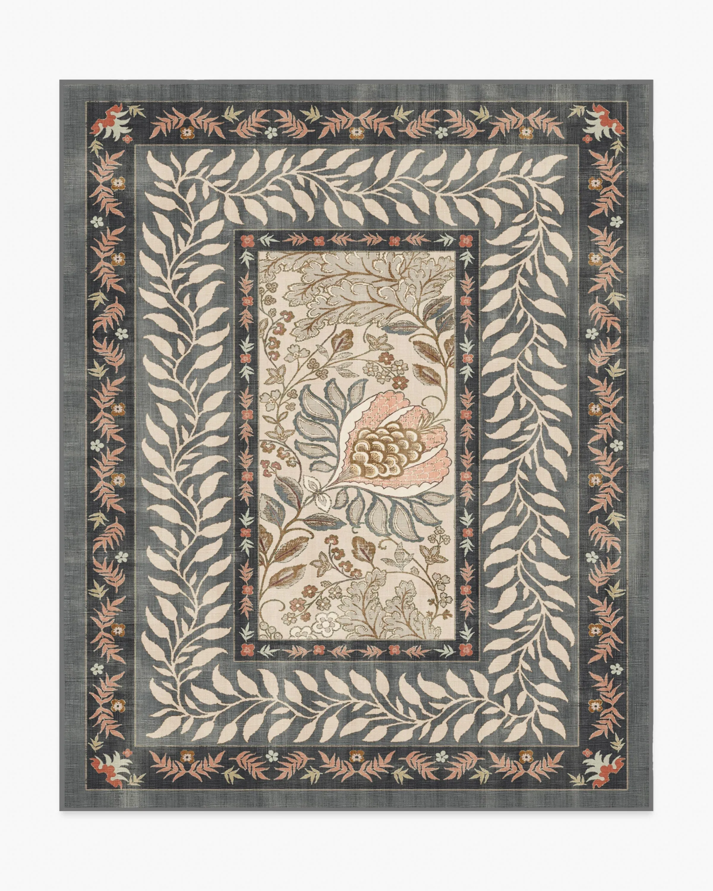 Machine Washable Area Rug - Grey