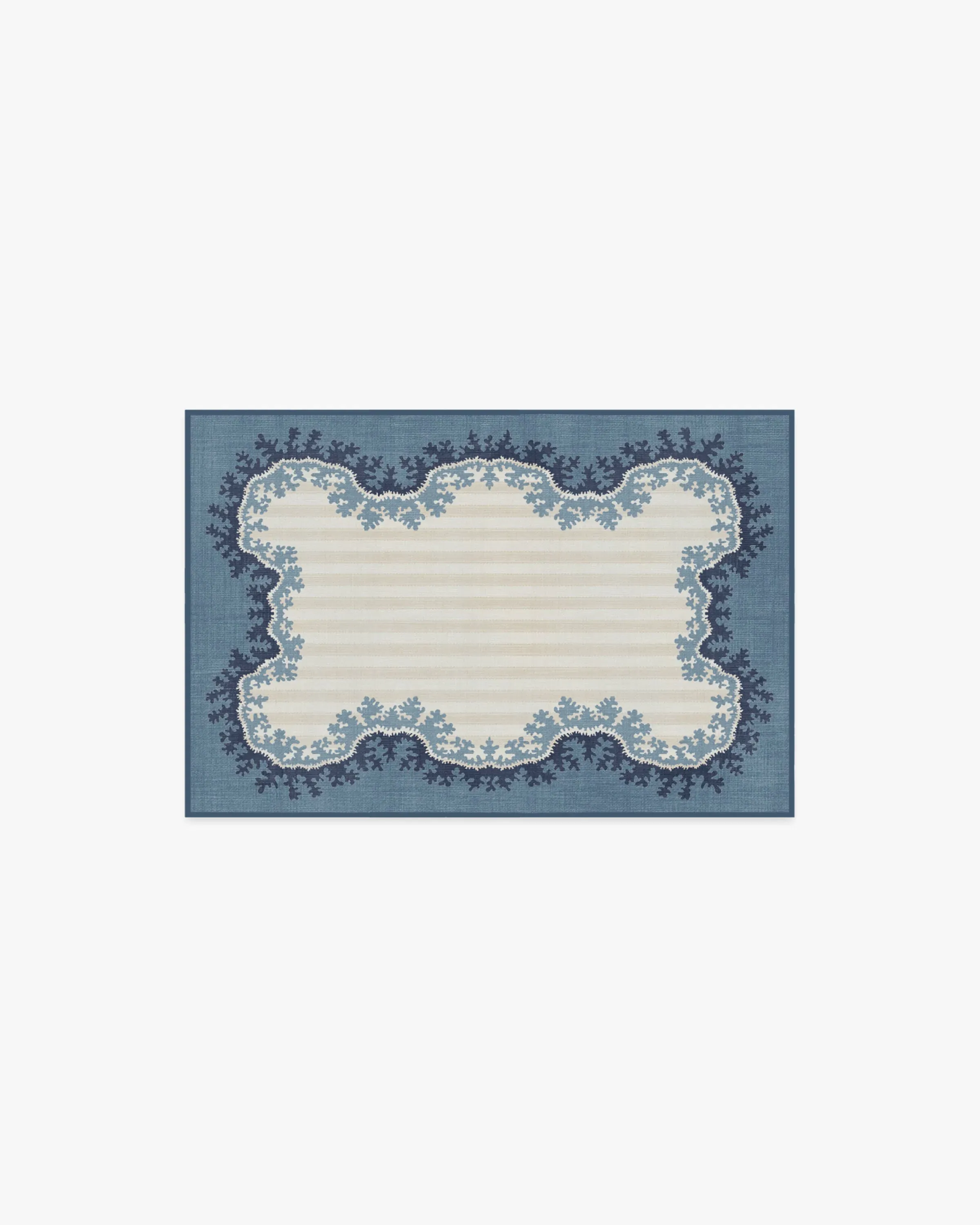 Machine Washable Area Rug - Indigo image