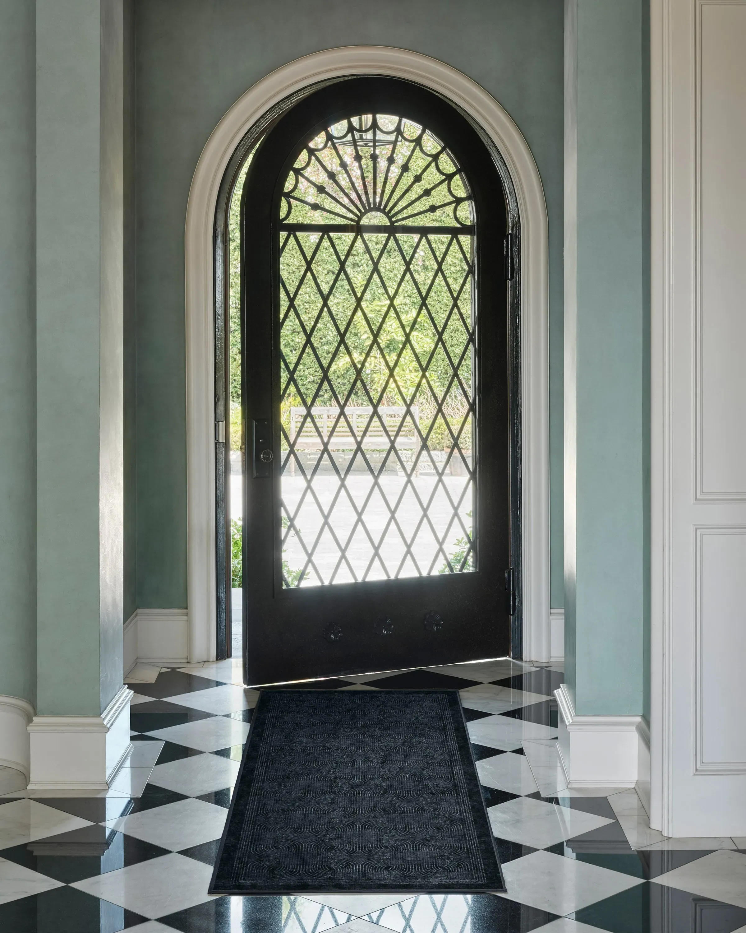 Machine Washable Area Rug - Indigo, Flatwoven