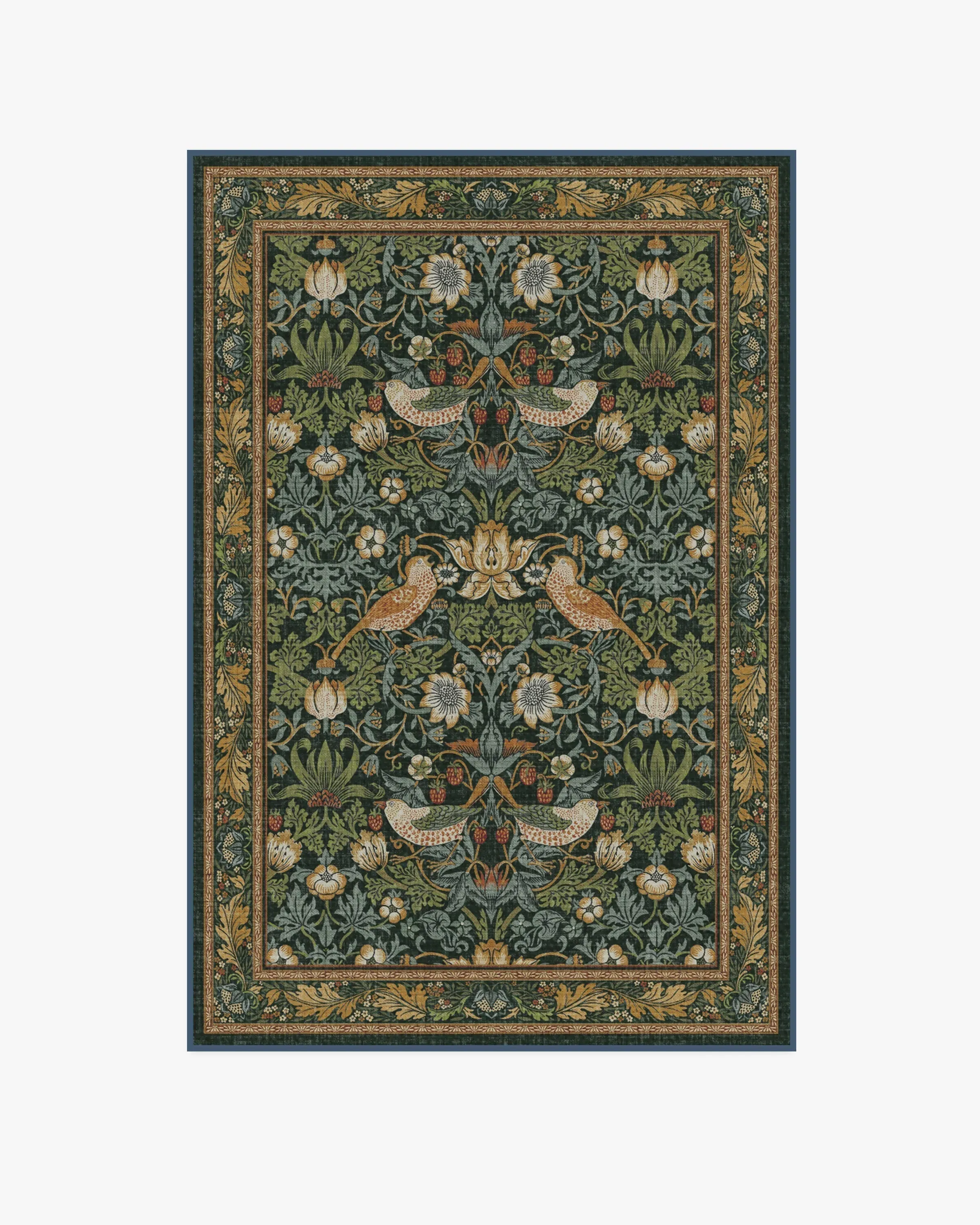 Machine Washable Area Rug - Indigo