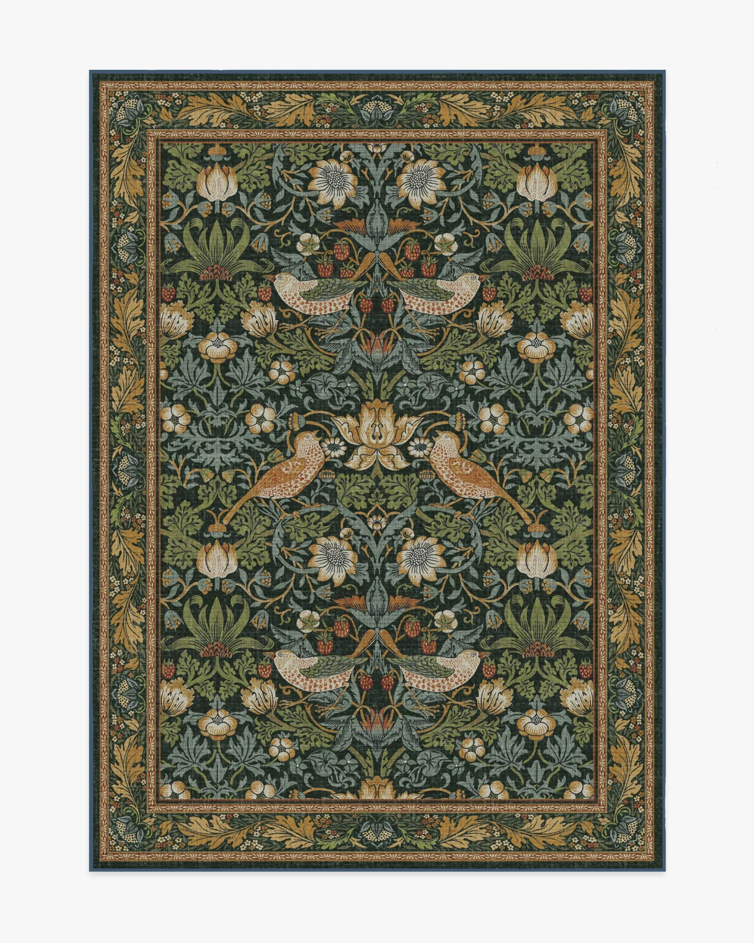 Machine Washable Area Rug - Indigo