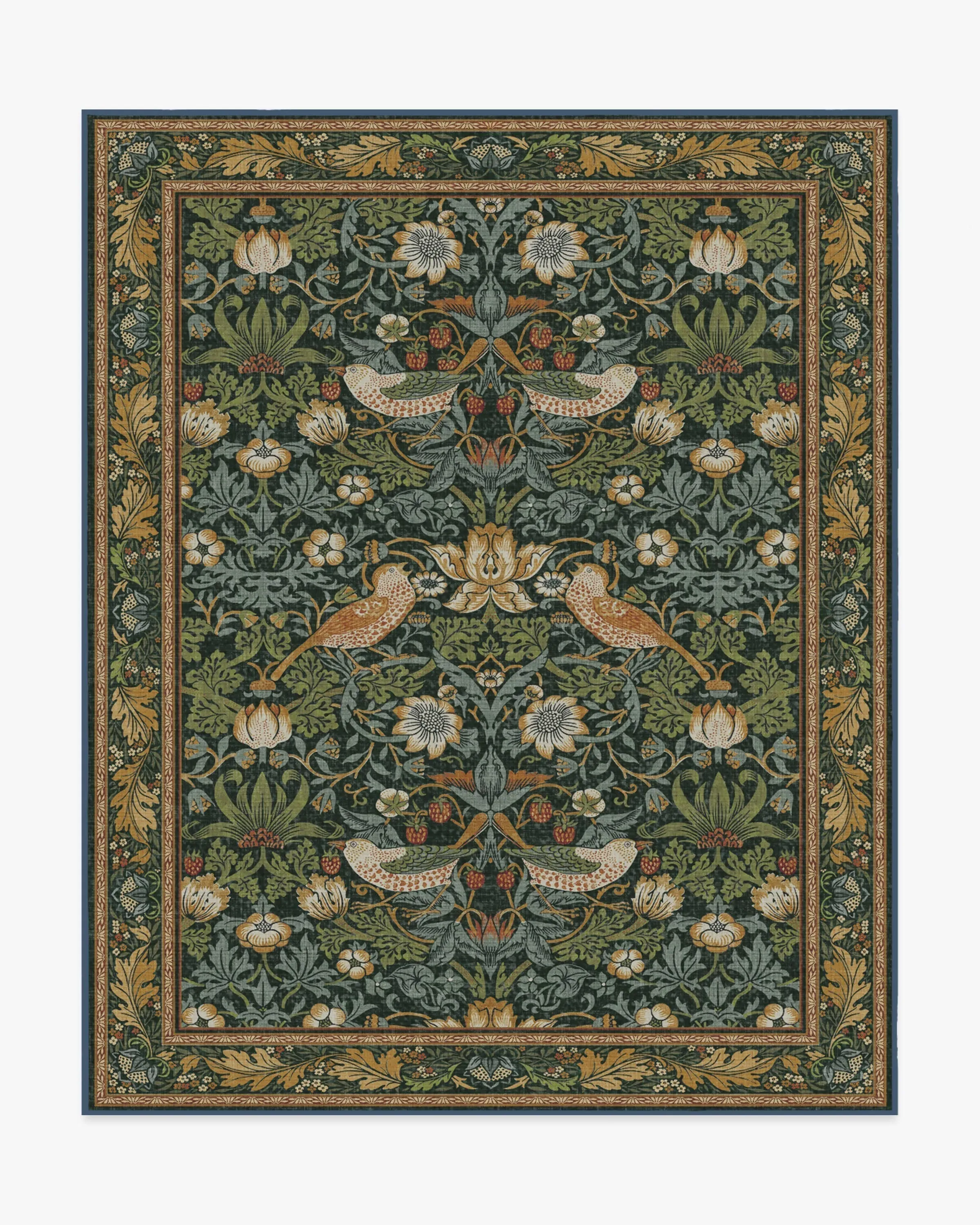 Machine Washable Area Rug - Indigo