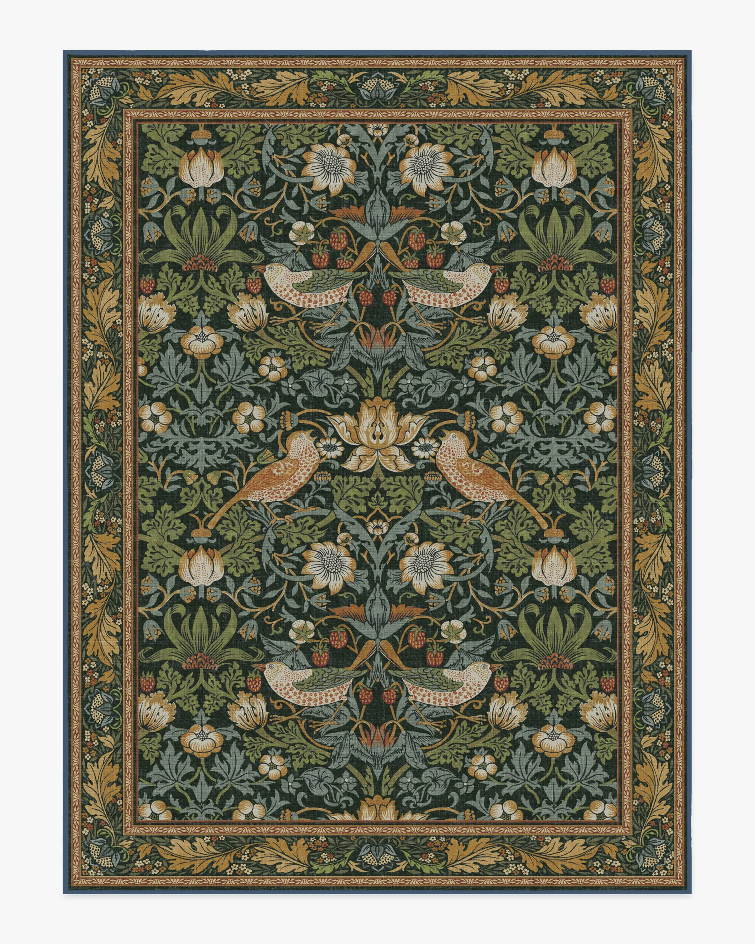 Machine Washable Area Rug - Indigo