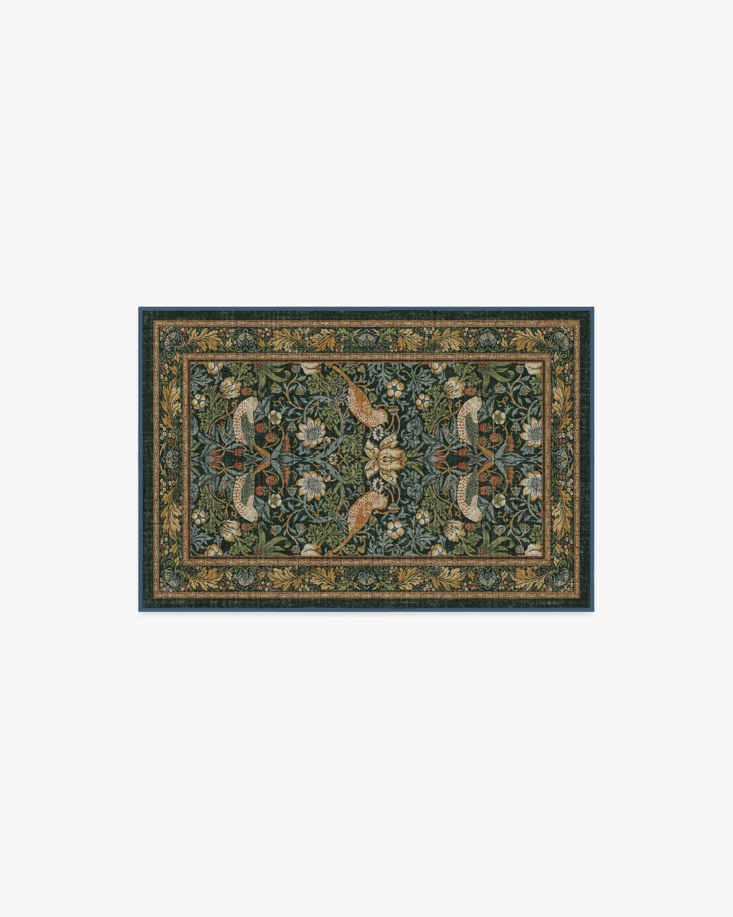 Machine Washable Area Rug - Indigo image