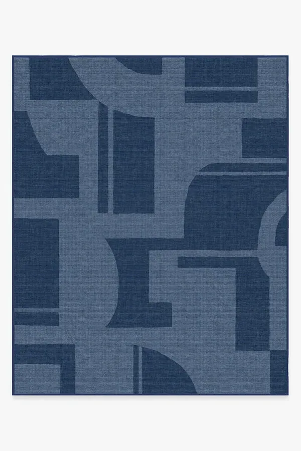 Machine Washable Area Rug - Ink Blue