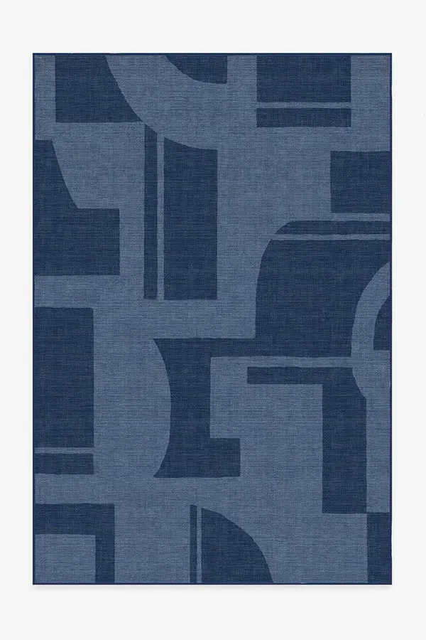 Machine Washable Area Rug - Ink Blue