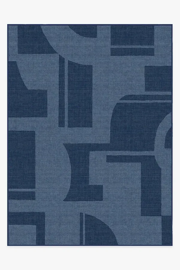Machine Washable Area Rug - Ink Blue