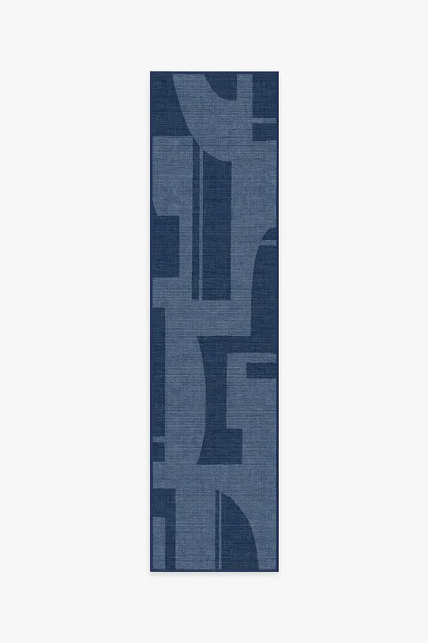 Machine Washable Area Rug - Ink Blue
