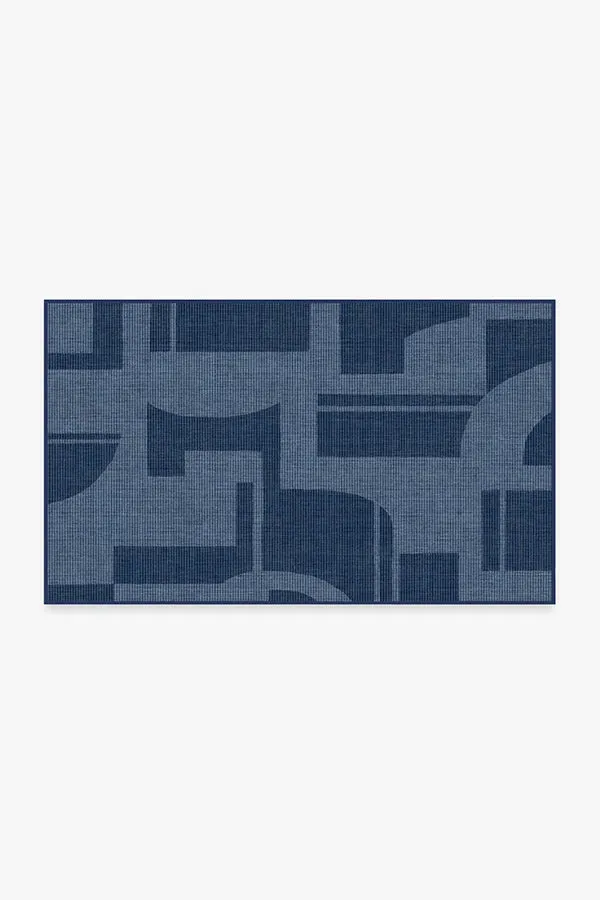 Machine Washable Area Rug - Ink Blue image