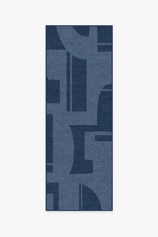 Machine Washable Area Rug - Ink Blue
