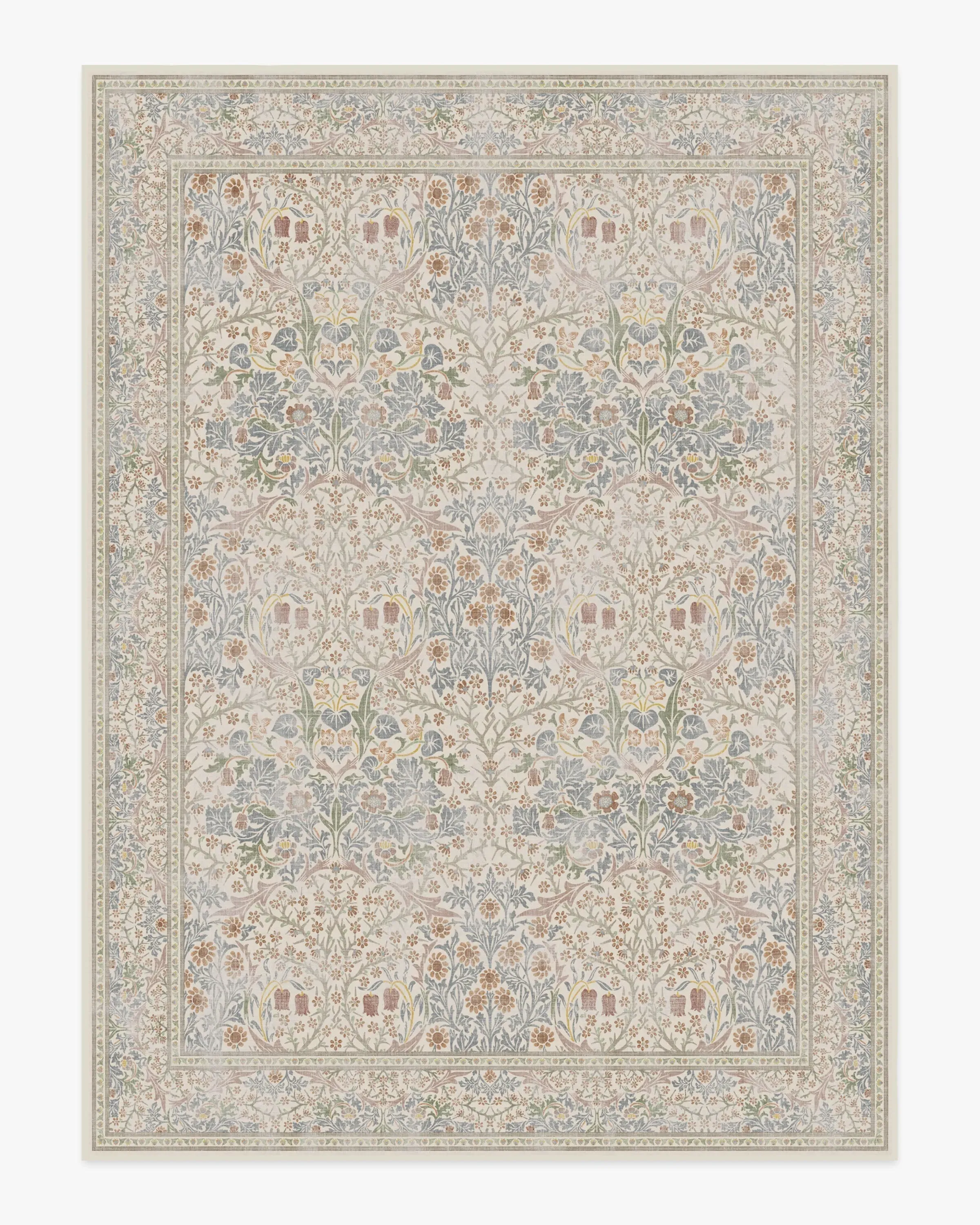 Machine Washable Area Rug - Ivory, Blackthorn