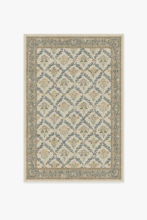 Machine Washable Area Rug - Ivory, Gold