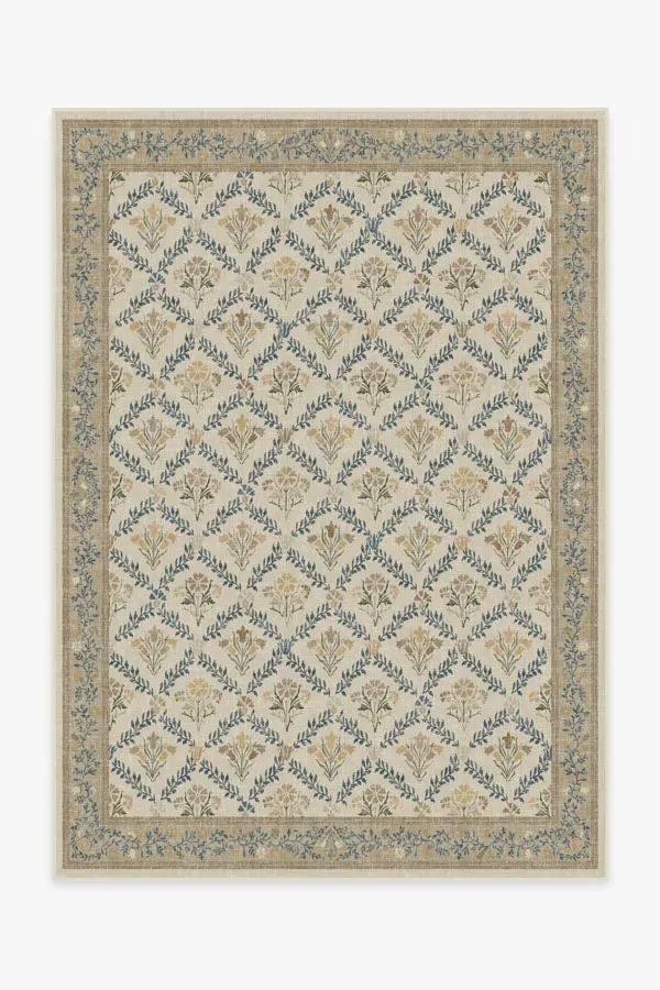 Machine Washable Area Rug - Ivory, Gold