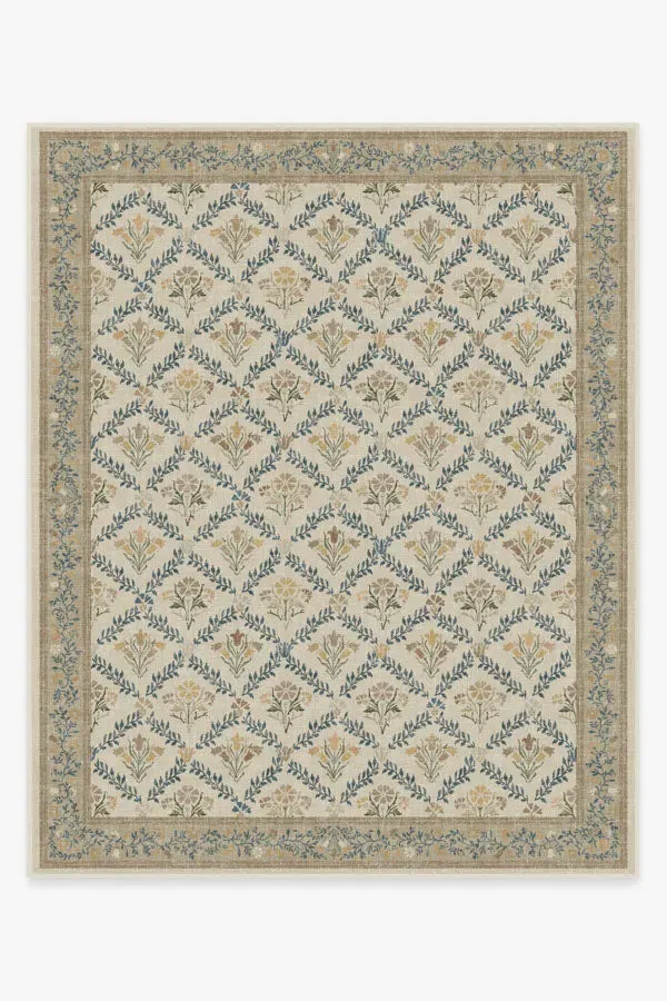 Machine Washable Area Rug - Ivory, Gold