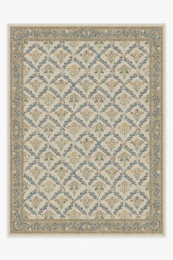 Machine Washable Area Rug - Ivory, Gold